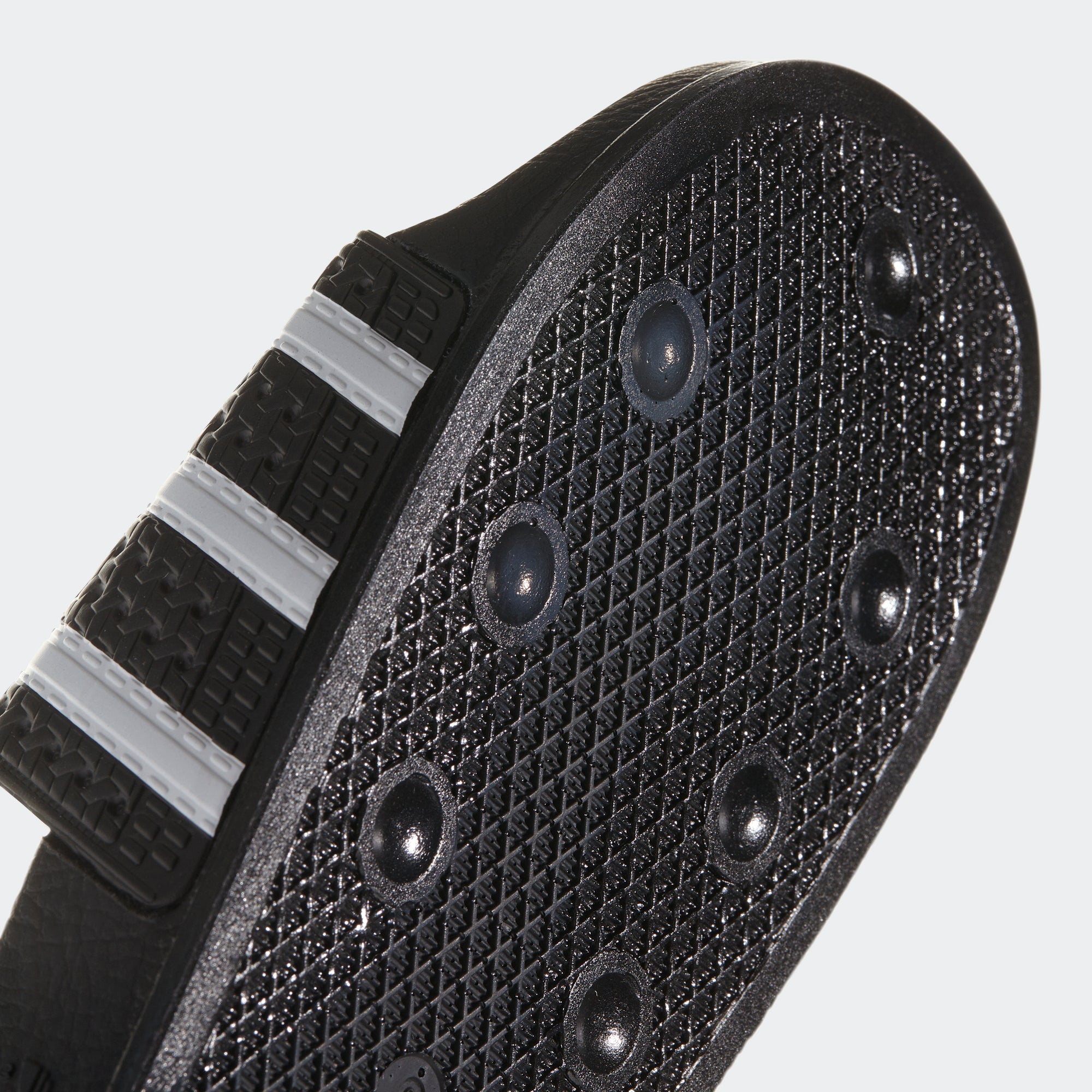 adidas Originals Adilette Slides Black 280647 | Chicago City Sports | bottom view
