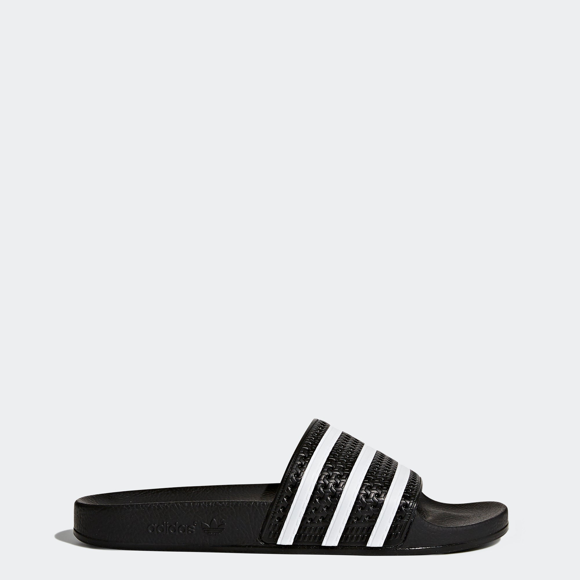 adidas Originals Adilette Slides Black 280647 | Chicago City Sports | side view