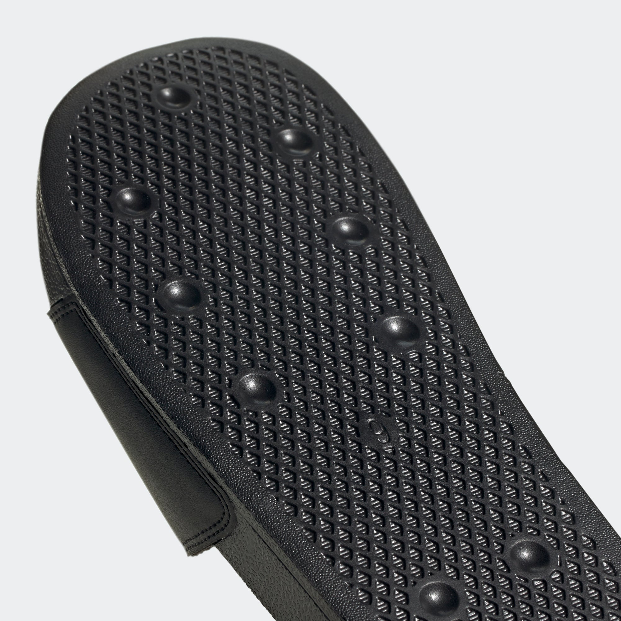Men's adidas Originals Adilette Lite Slides Black FU8298 | Chicago City Sports | bottom view