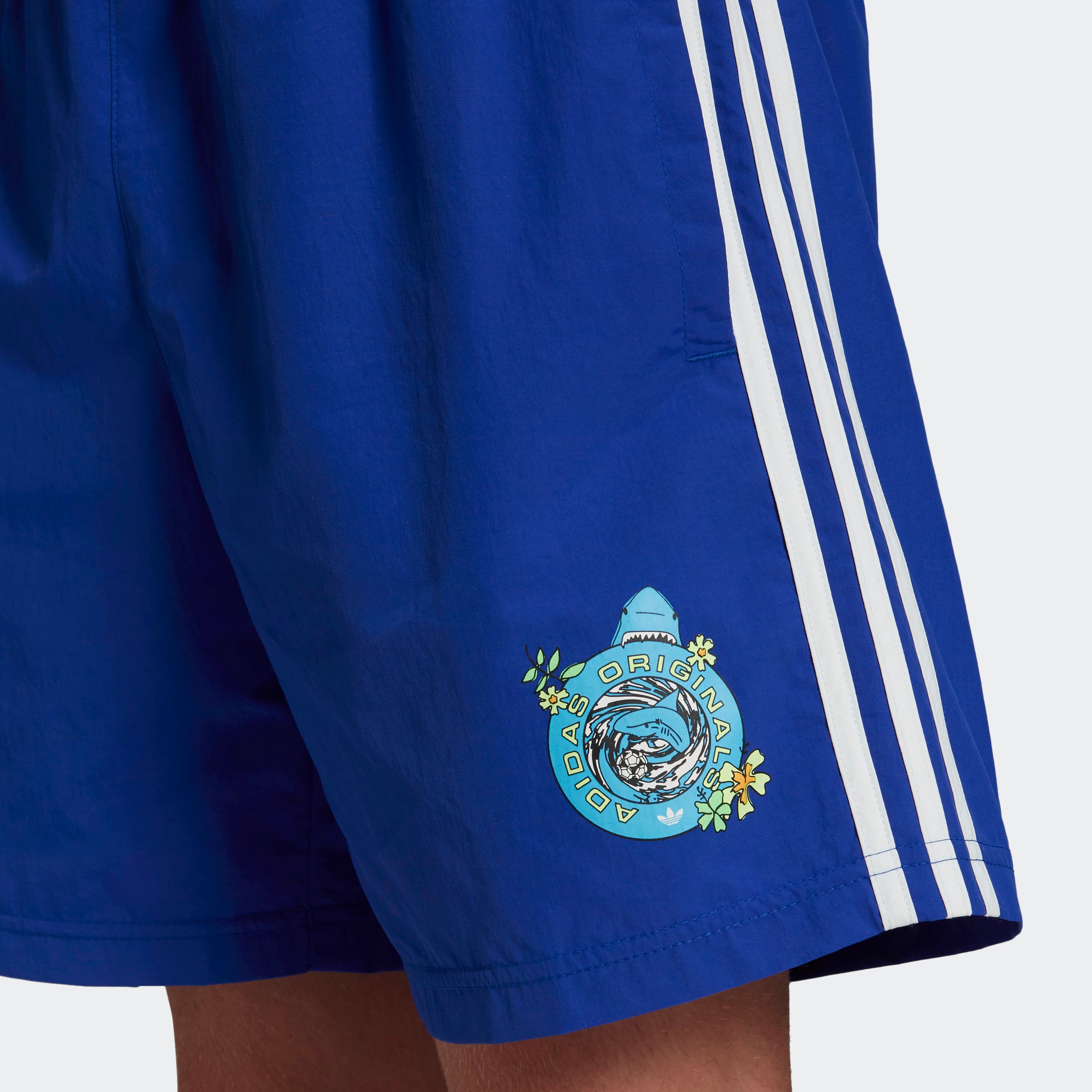 Men's adidas Originals Graphic Stoked Fish Swim Shorts