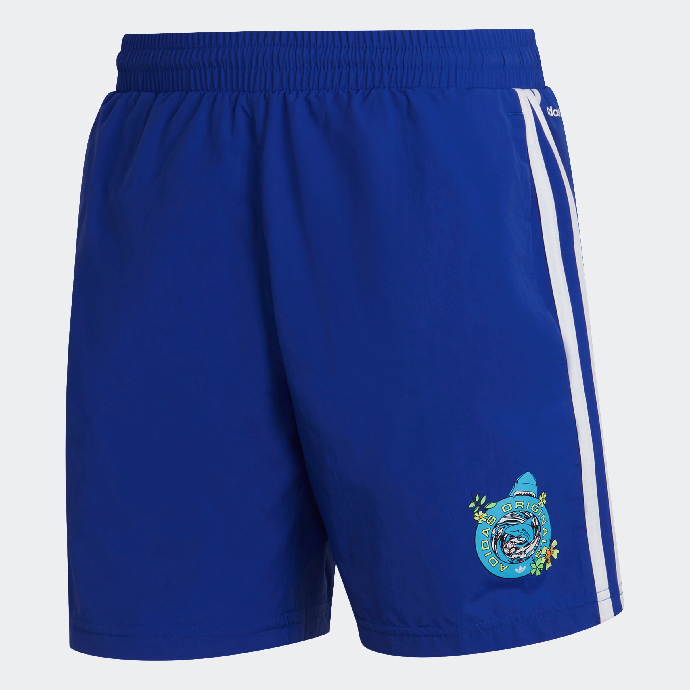 Men's adidas Originals Graphic Stoked Fish Swim Shorts