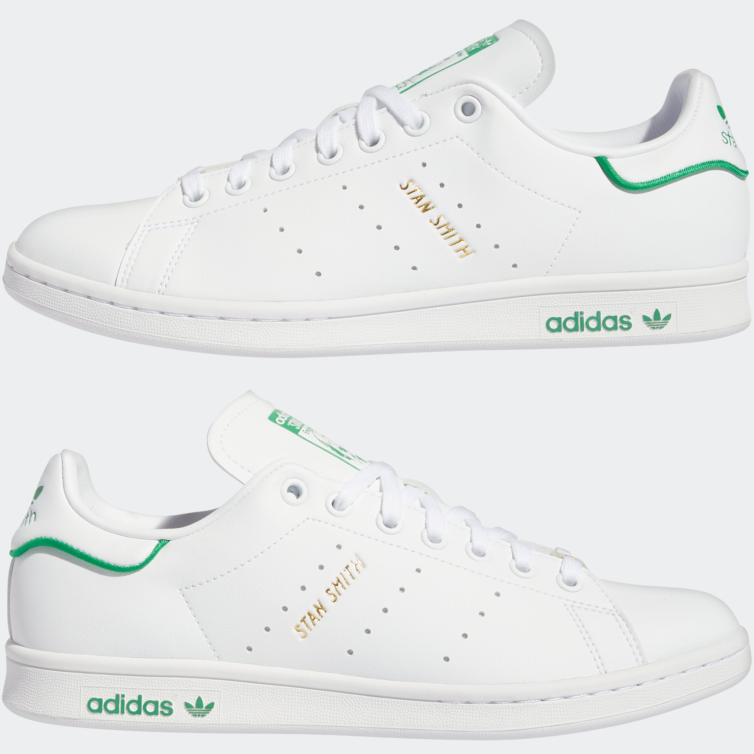 Men's adidas Originals Stan Smith Shoes White Green