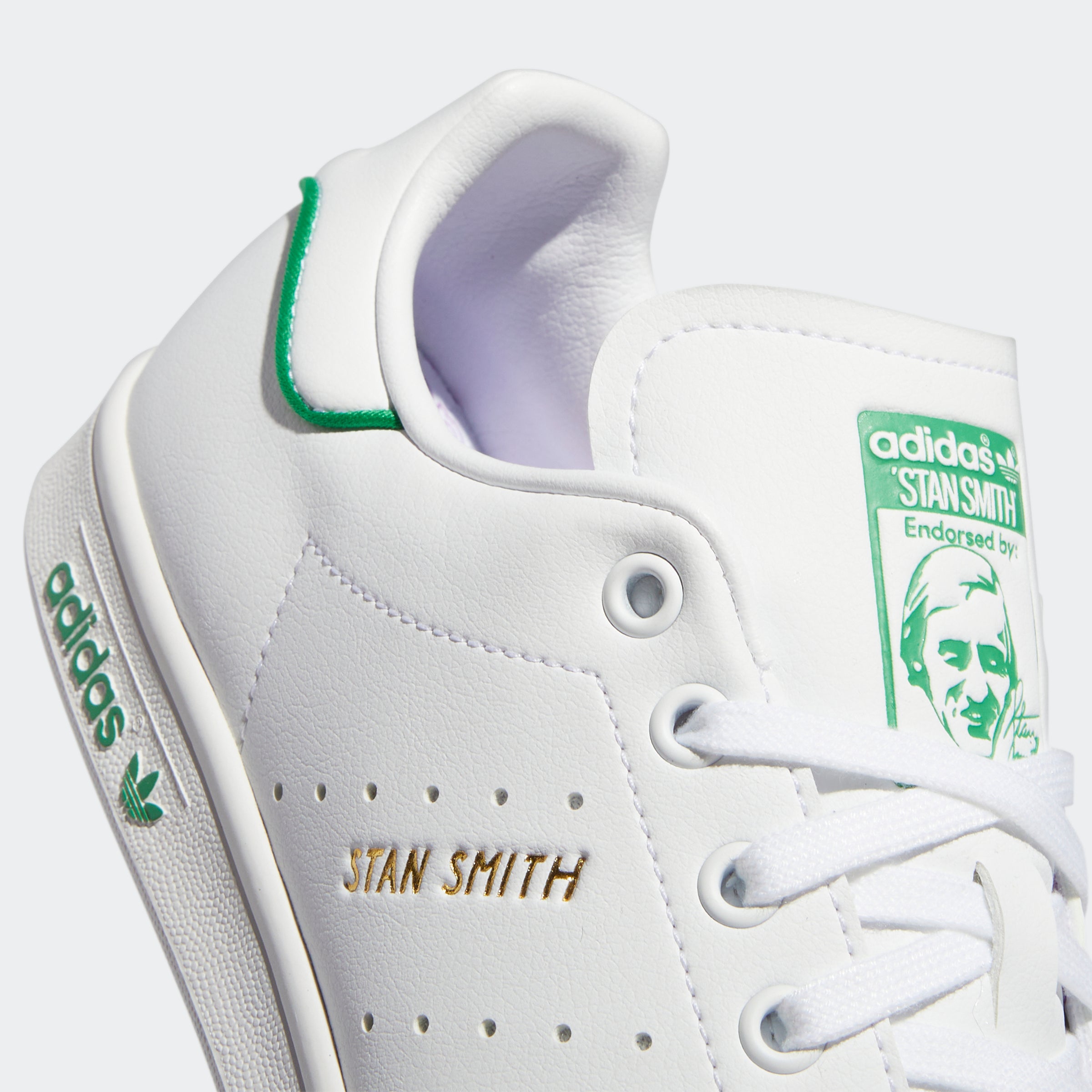 Men's adidas Originals Stan Smith Shoes White Green
