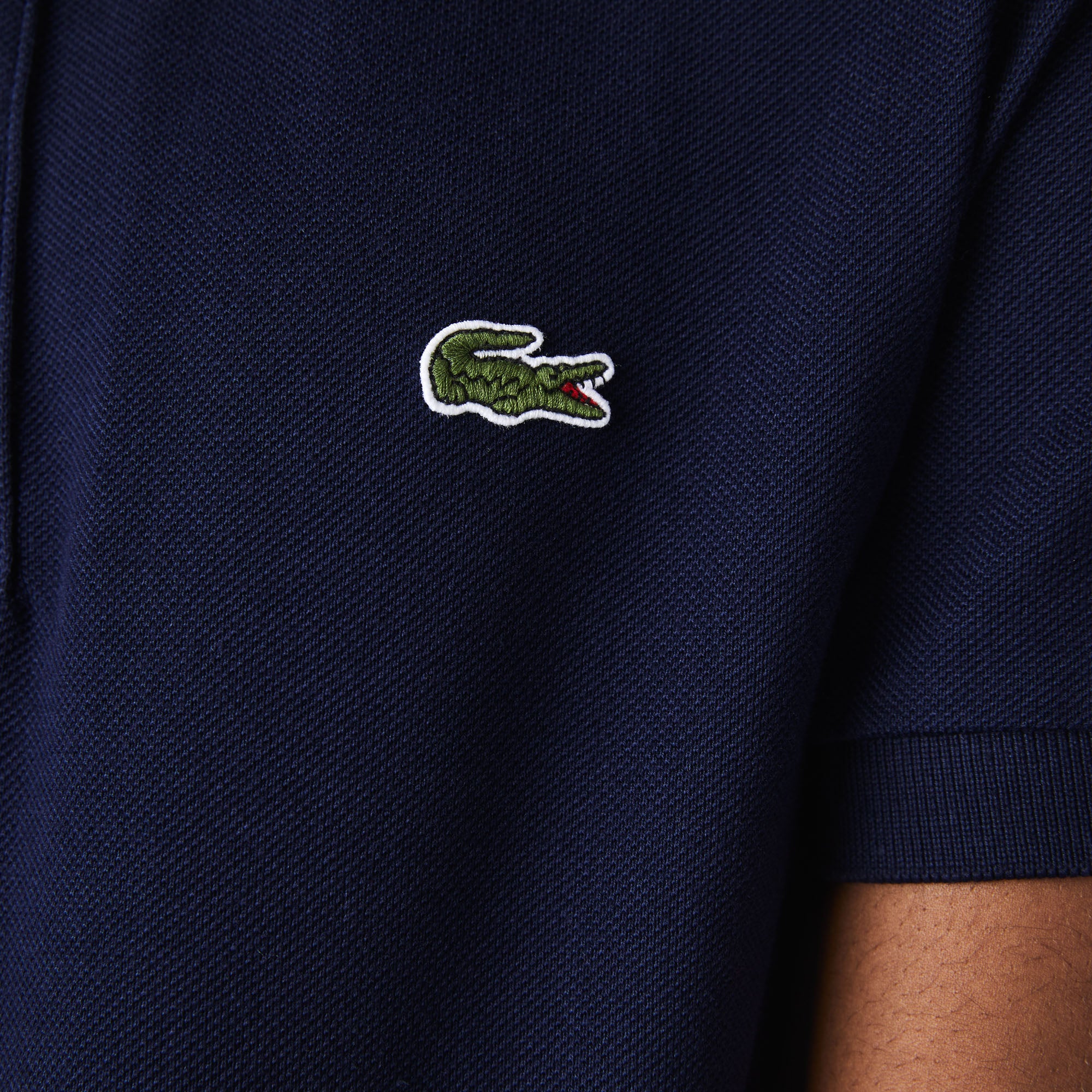 Men's Lacoste Slim Fit Petit Piqué Polo Navy