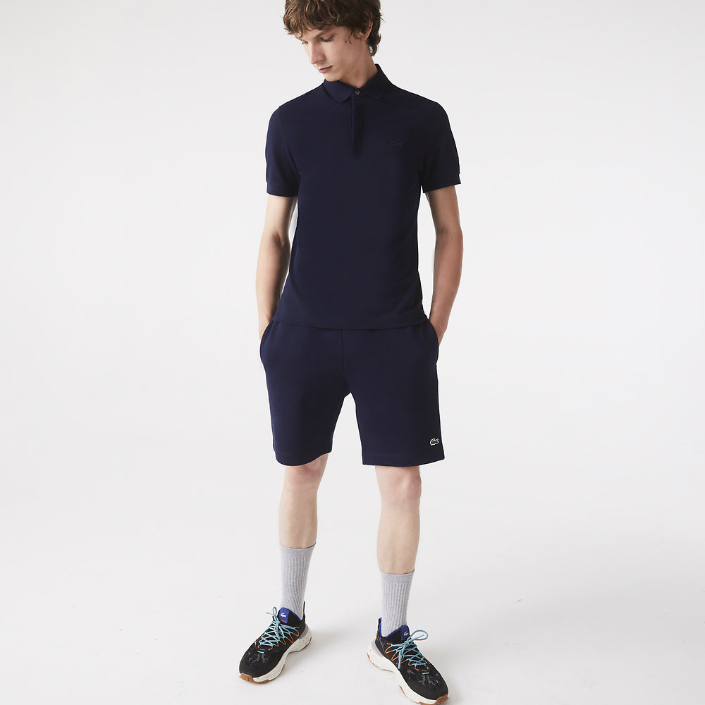 Men's Lacoste Paris Regular Fit Cotton Piqué Polo Navy