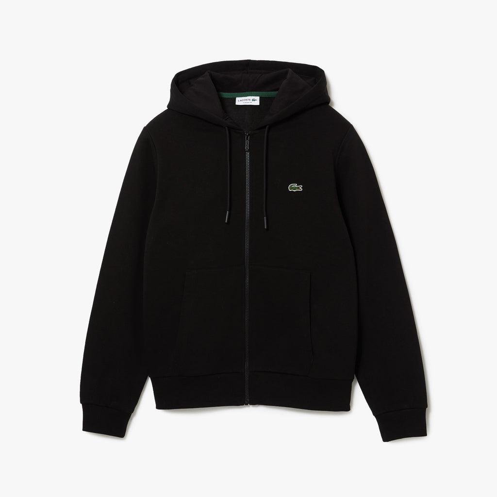 Men's Lacoste Kangaroo Pocket Fleece Sweatshirt Black