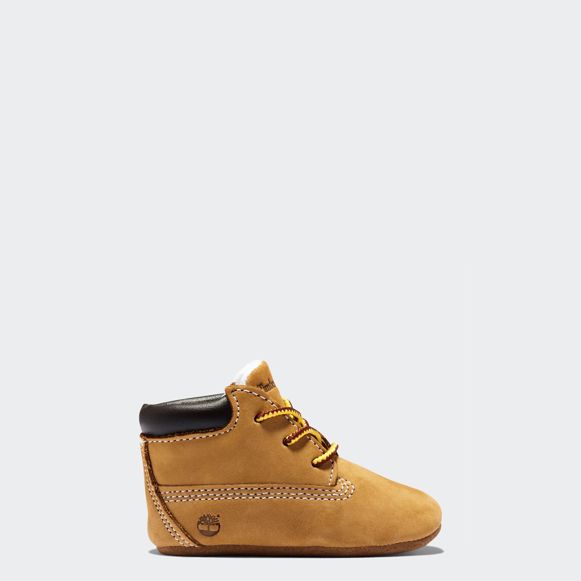 Infant Timberland Crib Bootie Hat Set Wheat