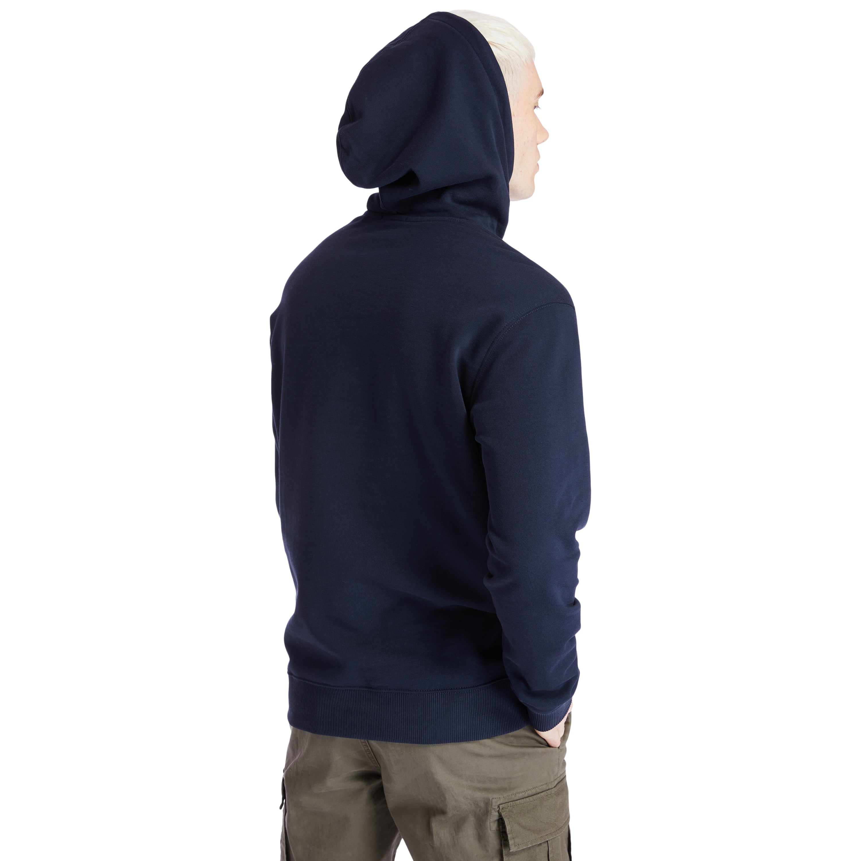 Men's Timberland Tree Logo Hoodie Dark Sapphire