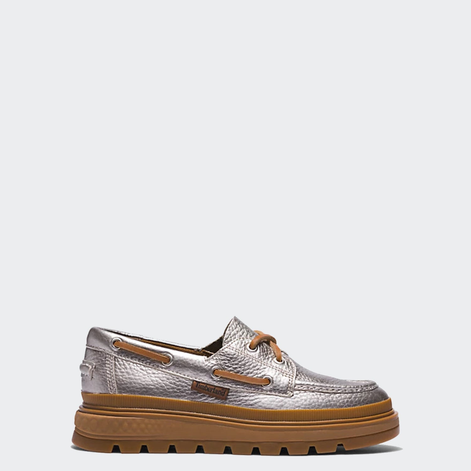 Women's Timberland Ray City Boat Shoes Silver SILVER