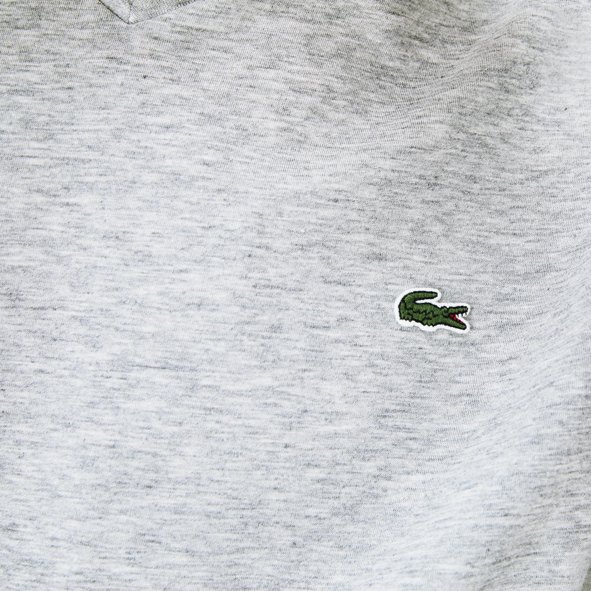 Men's Lacoste V-Neck Pima Cotton Jersey T-Shirt Grey