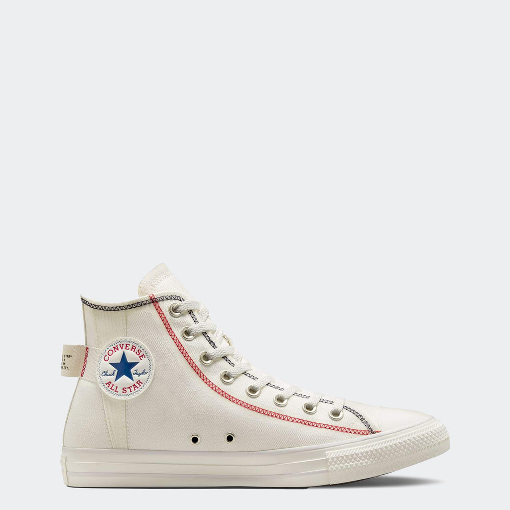Unisex Converse Chuck Taylor All Star Logo Tag Shoes White