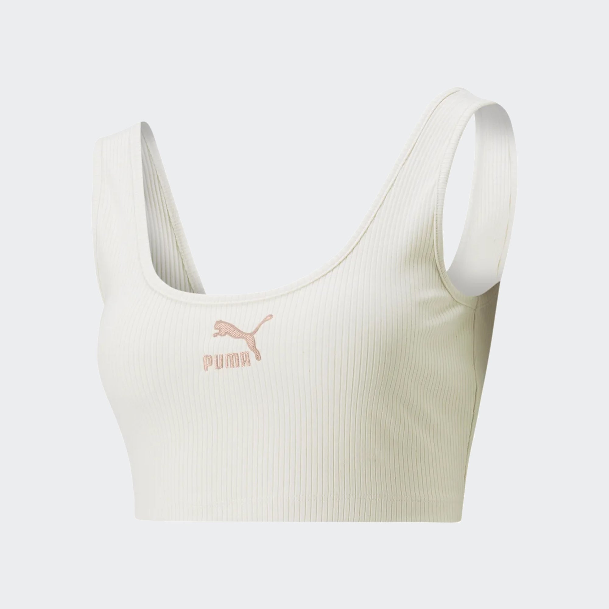 Women's PUMA Classics Ribbed Crop Top Bye Dye
