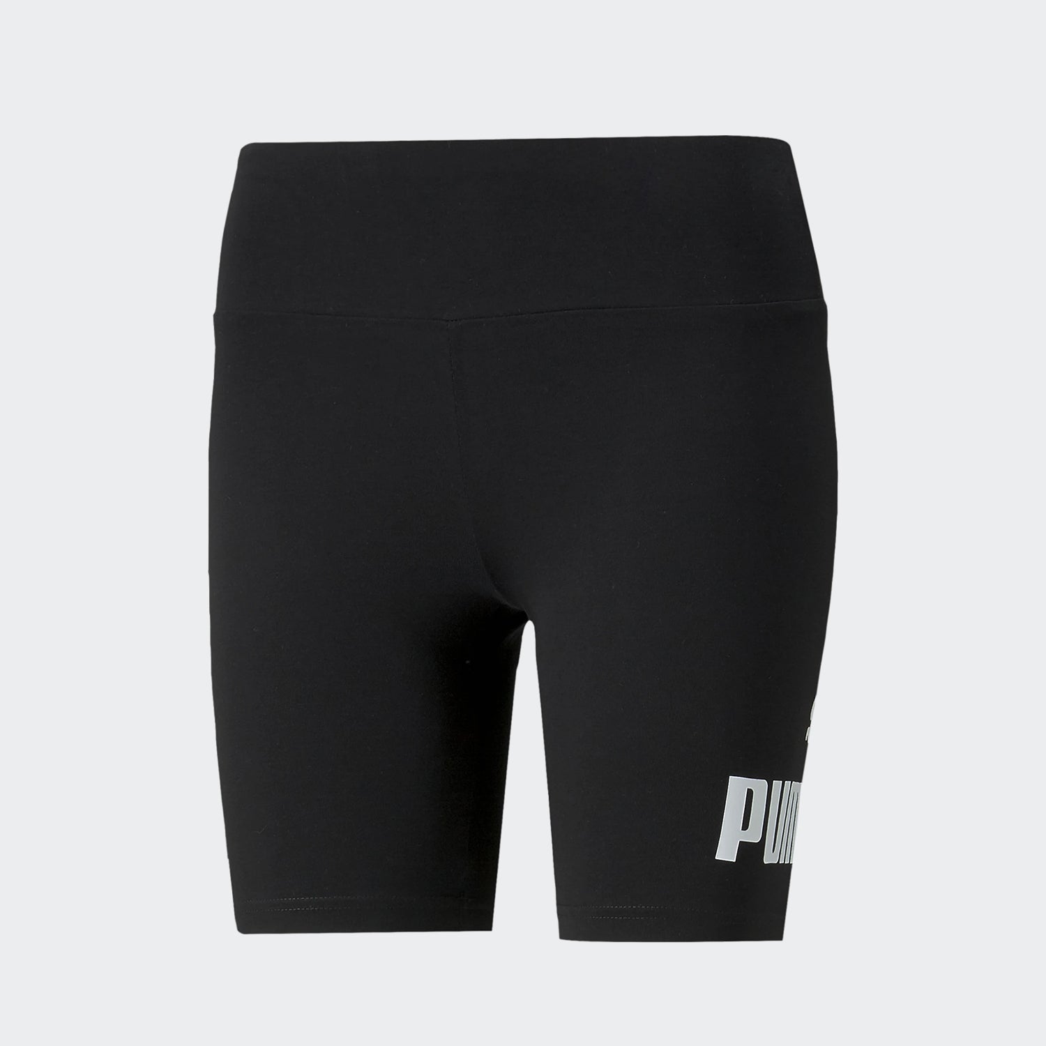 Women's PUMA Essentials Logo Short Leggings Black