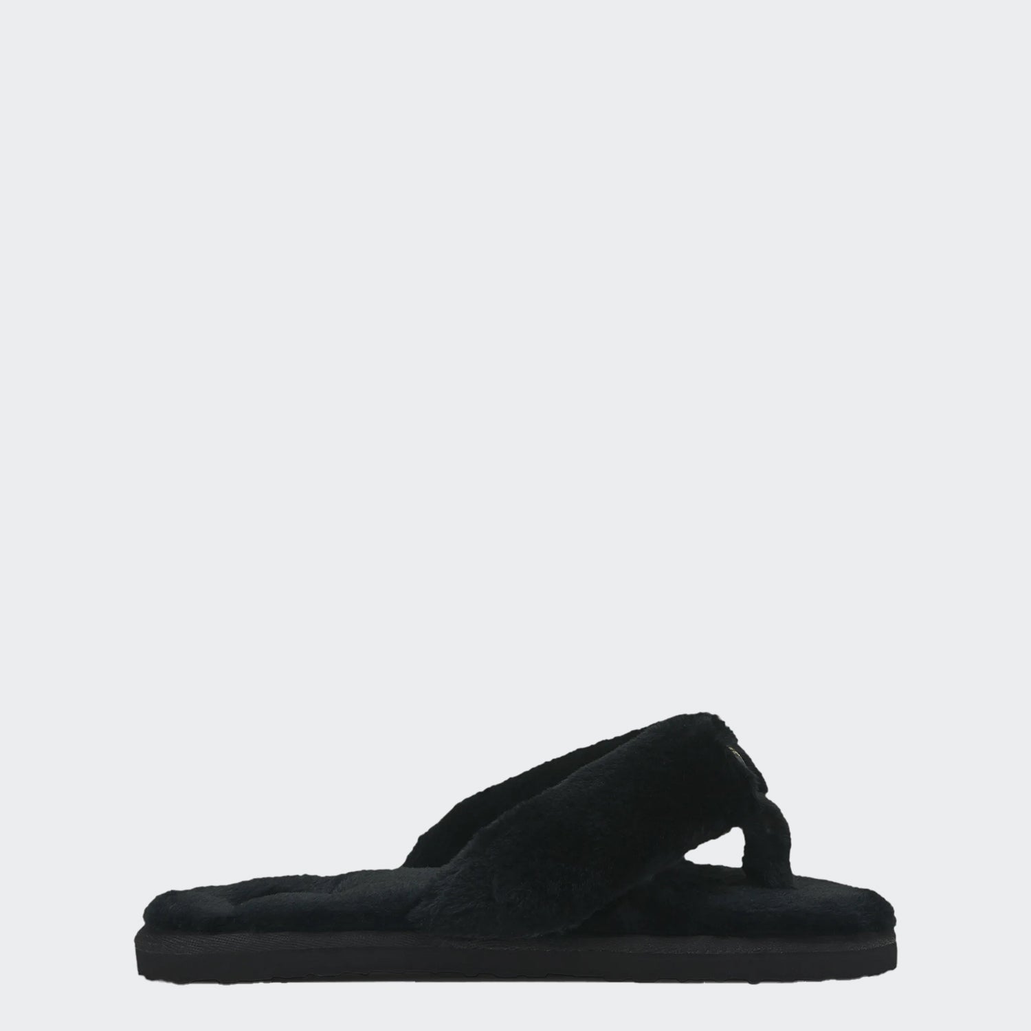 Women's PUMA Fluff Flip Flop Slides Black