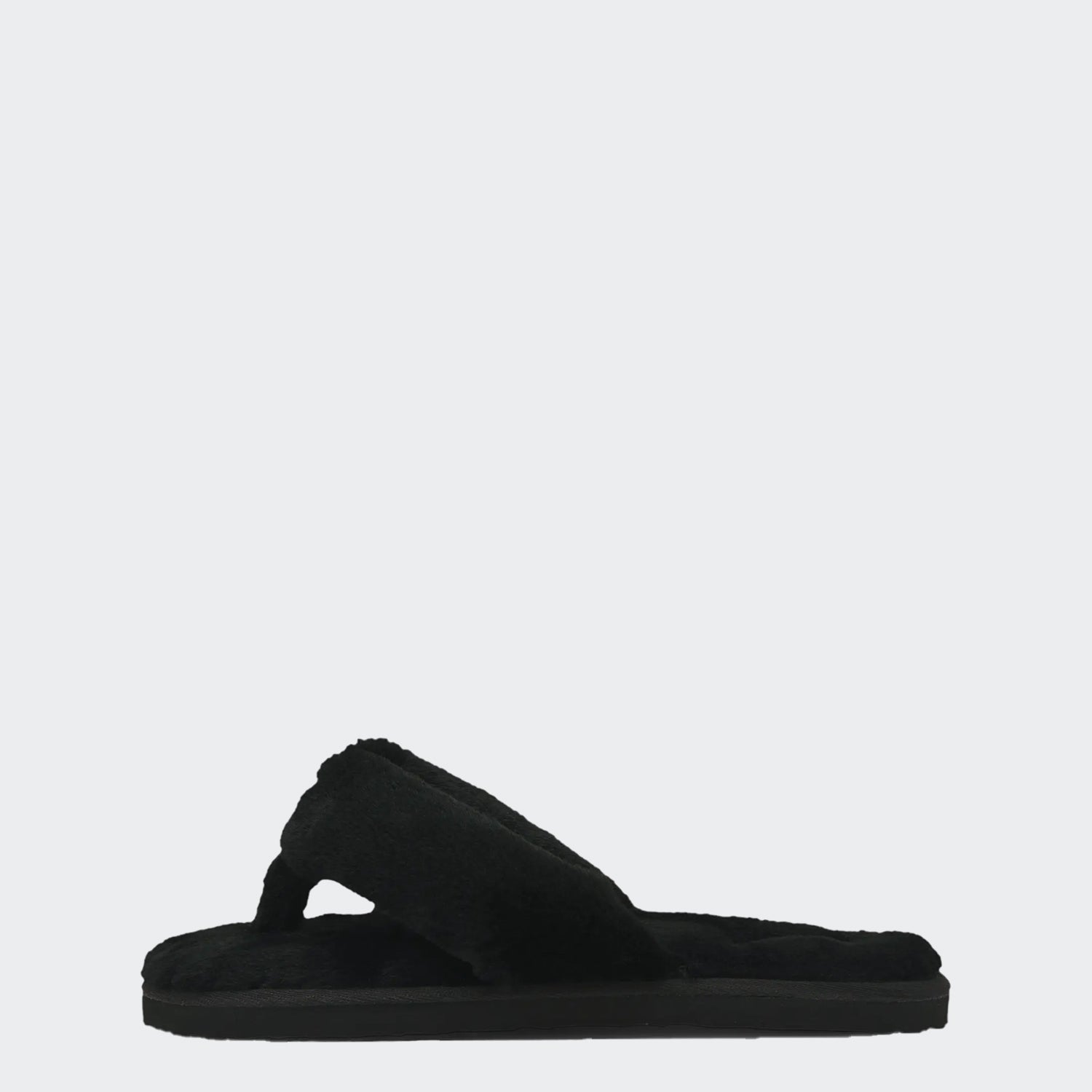 Women's PUMA Fluff Flip Flop Slides Black