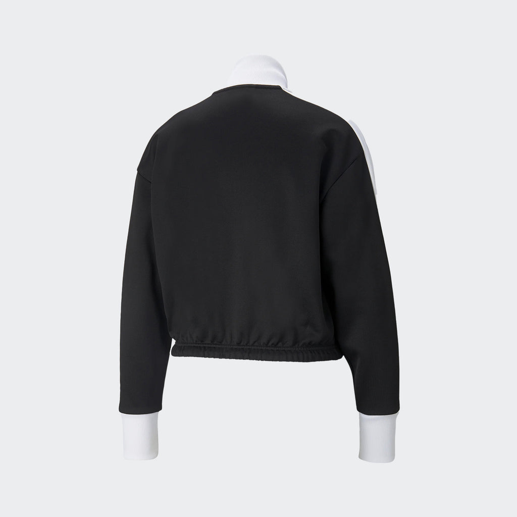 Women's PUMA Iconic T7 Cropped PT Jacket Black