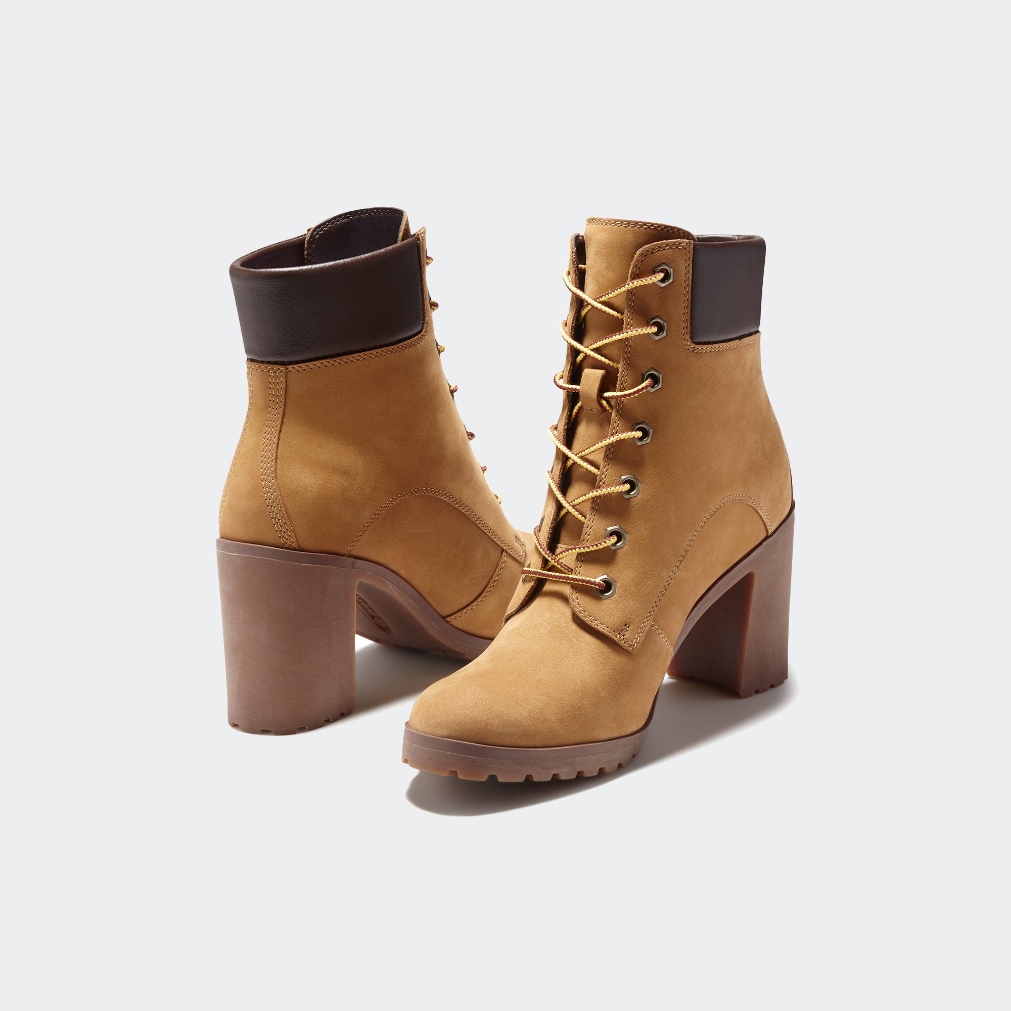Women's Timberland Allington Lace-Up 6-Inch Boots Wheat Nubuck