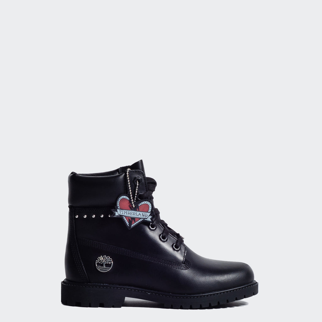 Women's Timberland Heritage 6-Inch Waterproof Boots Black