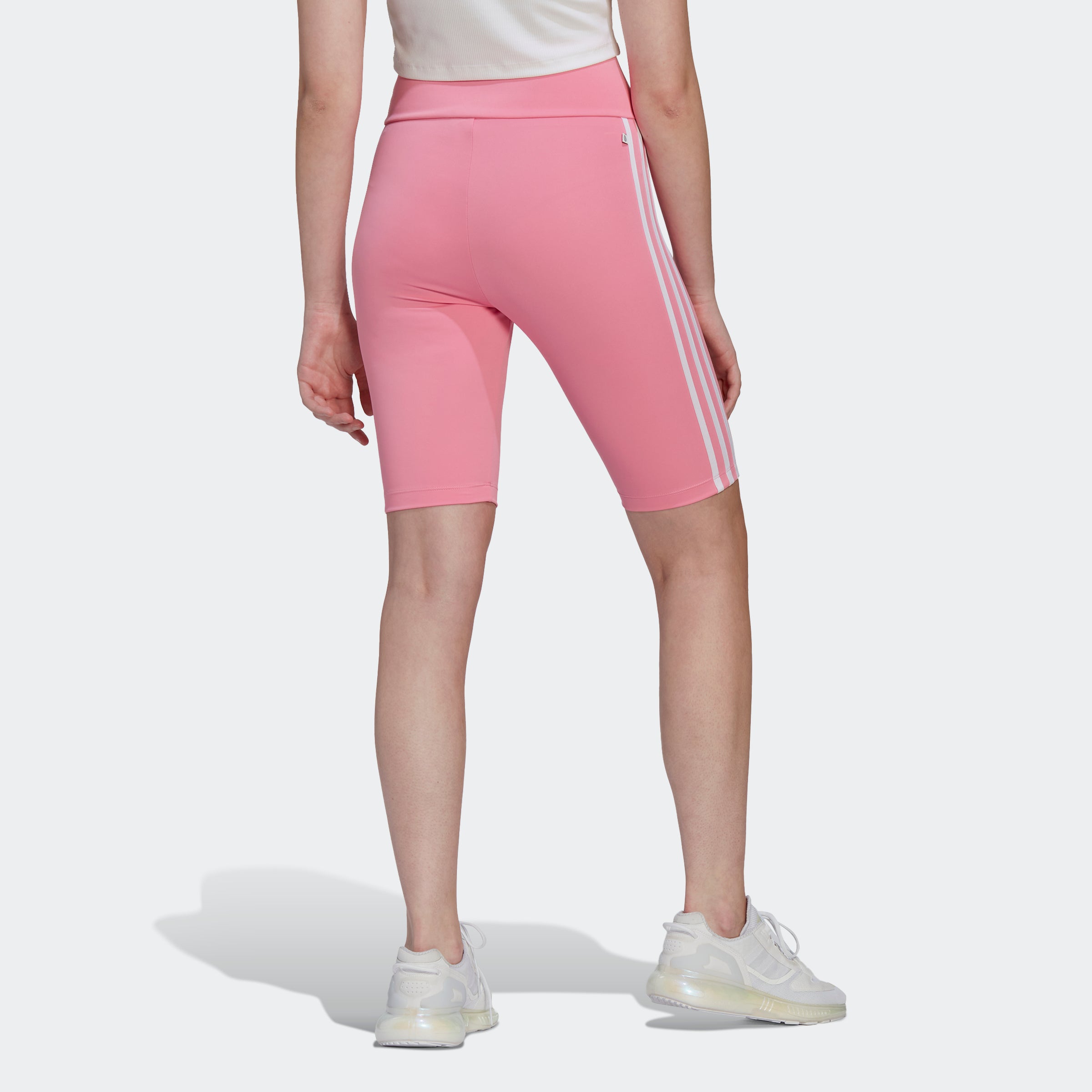 Women's adidas Originals Adicolor Classics Primeblue Biker Shorts Pink