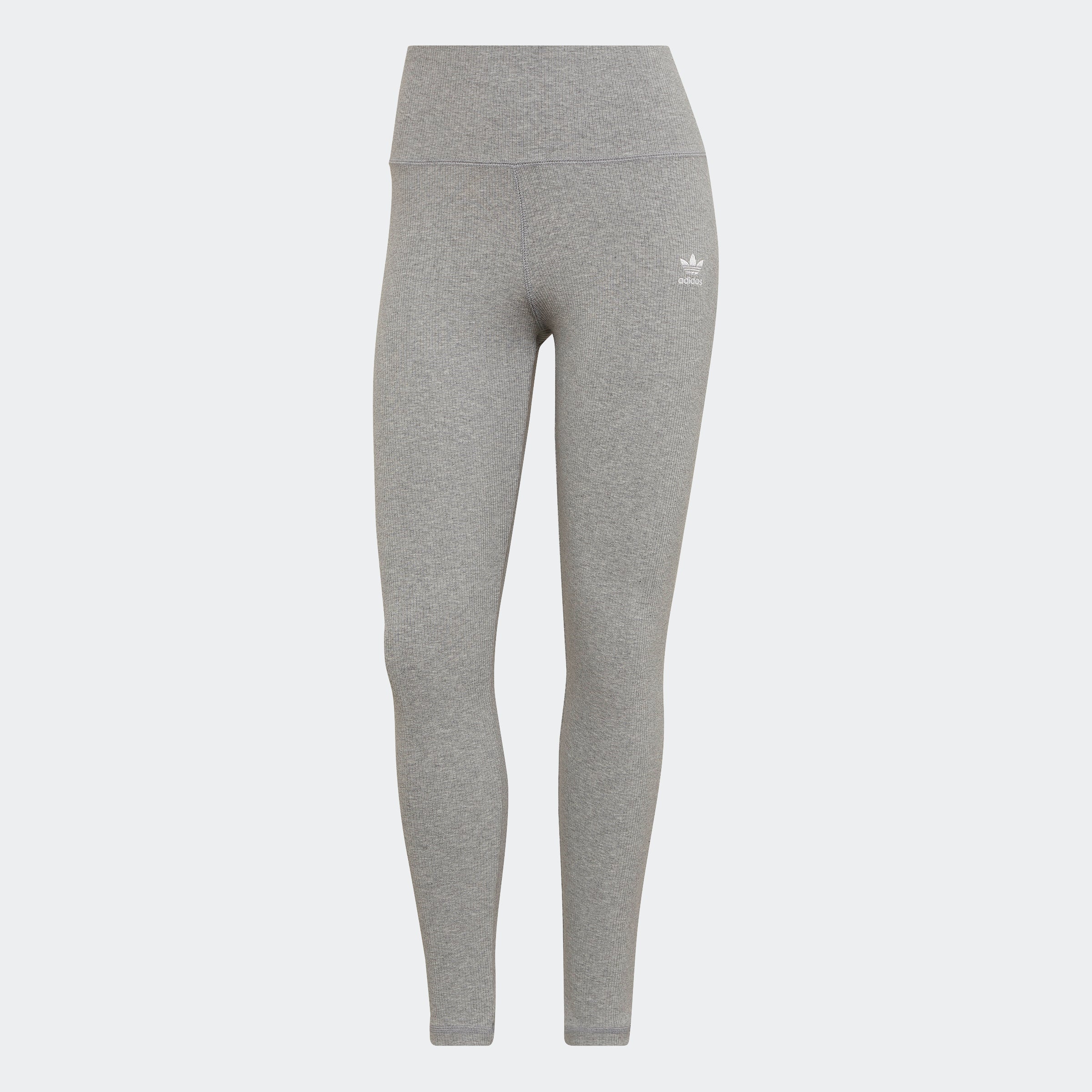 Women's adidas Originals Adicolor Essentials+ Ribbed 7/8 Leggings Grey