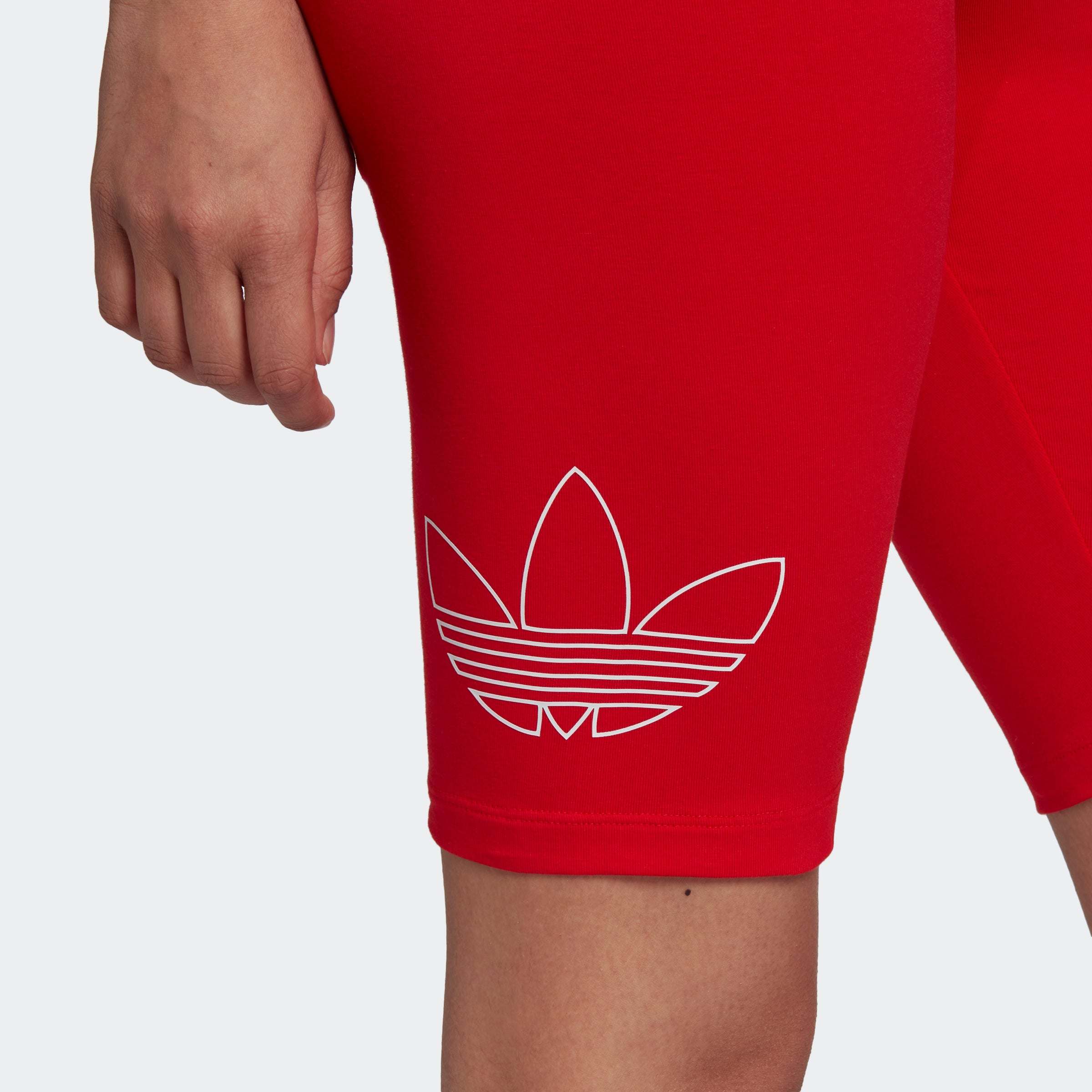 Women's adidas Originals Biker Shorts Vivid Red