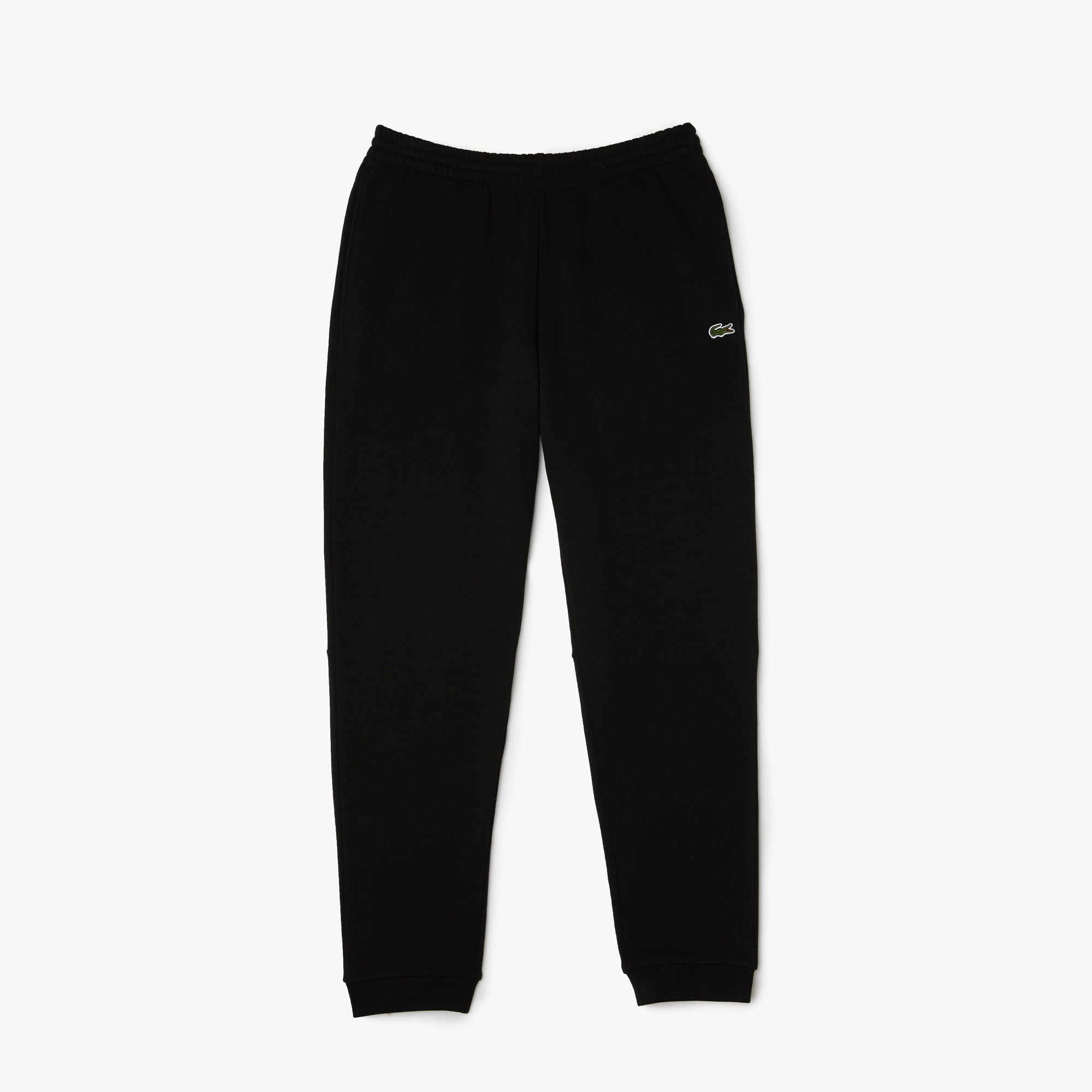 Lacoste Tapered Fit Fleece Trackpants Black | Chicago City Sports