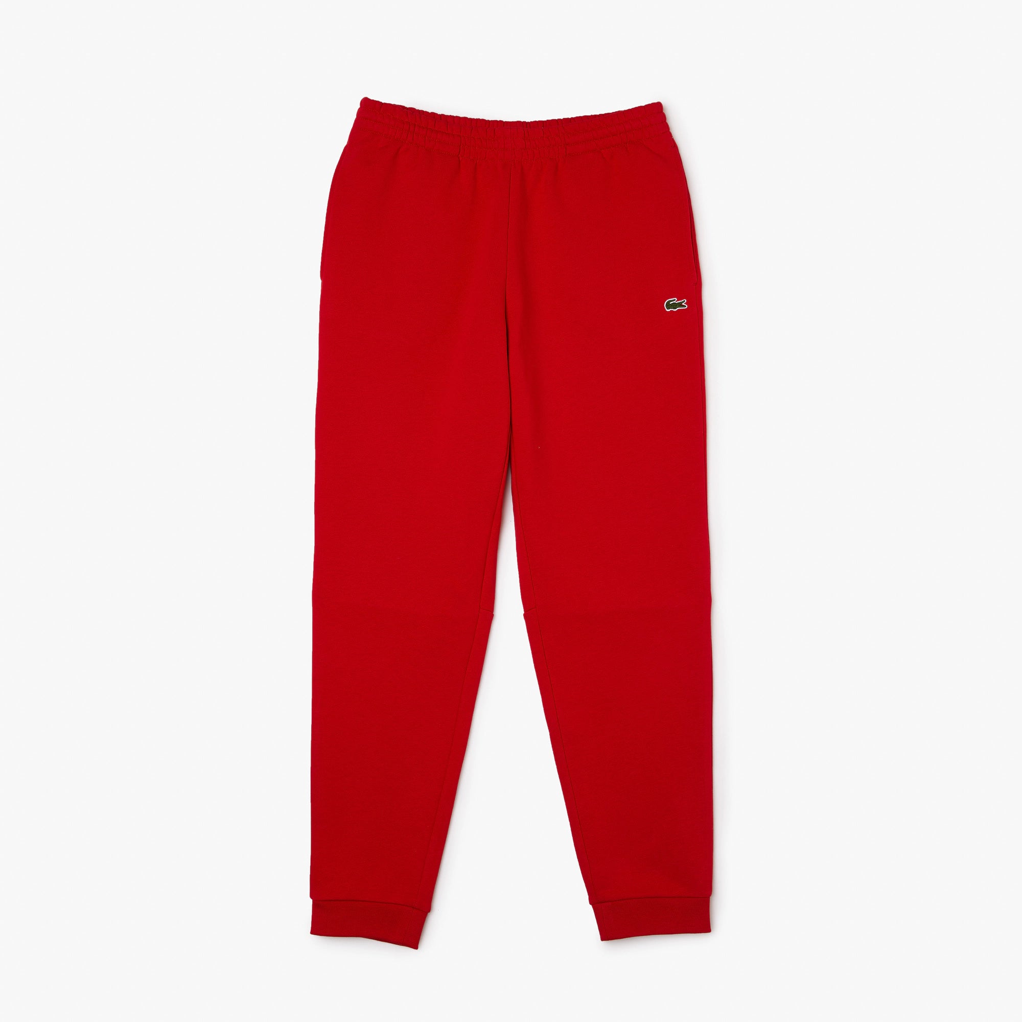 ち*り様 LACOSTE赤　ズボン Men's Lacoste Tapered Fit Fleece Trackpants Red | Chicago City Sports