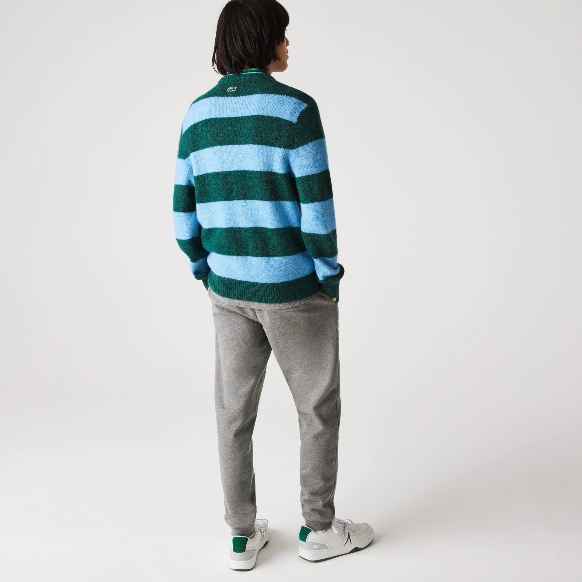 Men's Lacoste Pennants Fleece Pants Grey