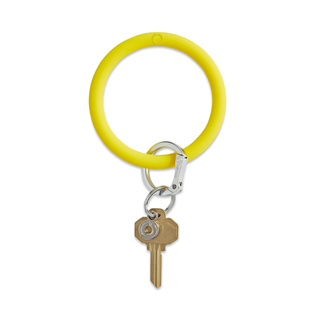Big O Key Ring Silicone "Yes Yellow"