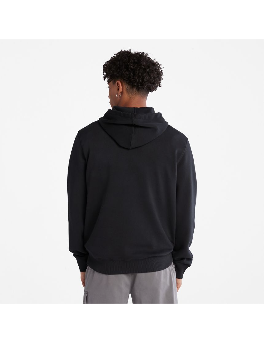 Men's Timberland Tree Logo Hoodie Vintage Black Red