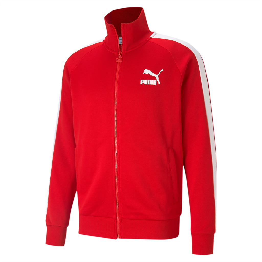 Men's PUMA Iconic T7 Track Jacket Red