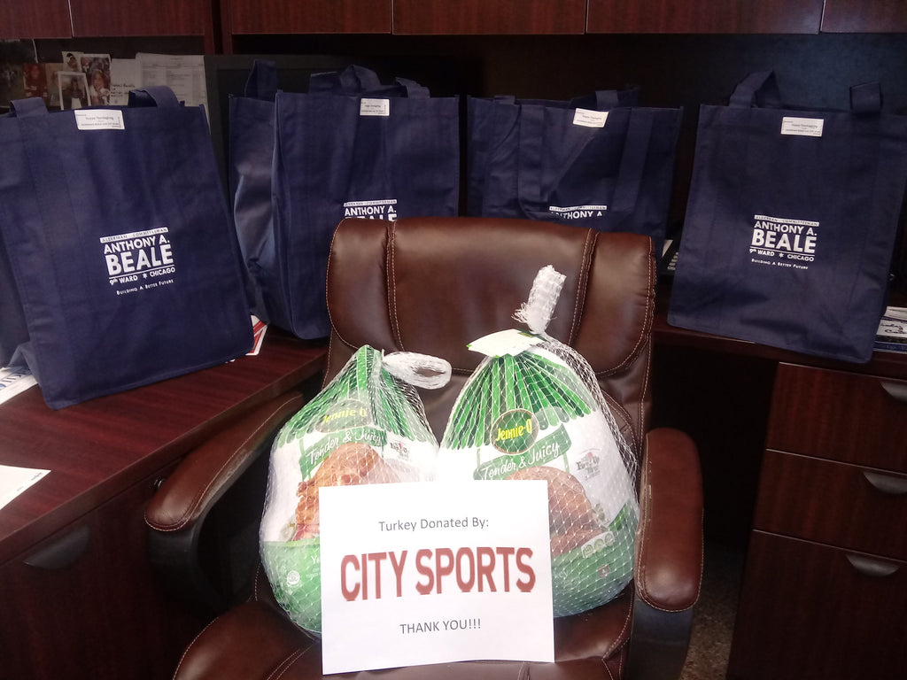 Chicago City Sports Annual Turkey Donation to Chicago Wards | 2020
