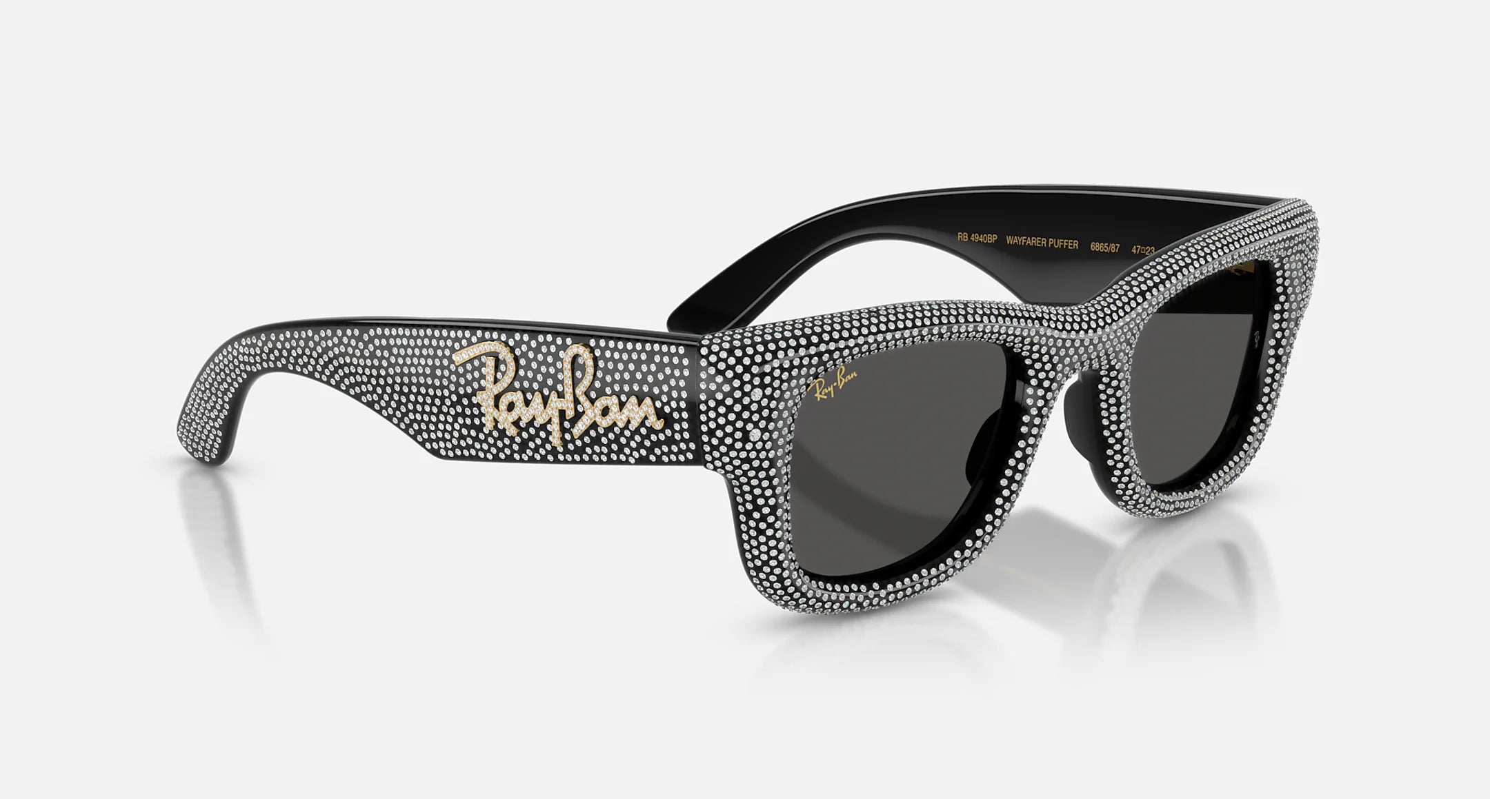 Ray-Ban Wayfarer Puffer Crystal Pavé Sunglasses | Chicago City Sports