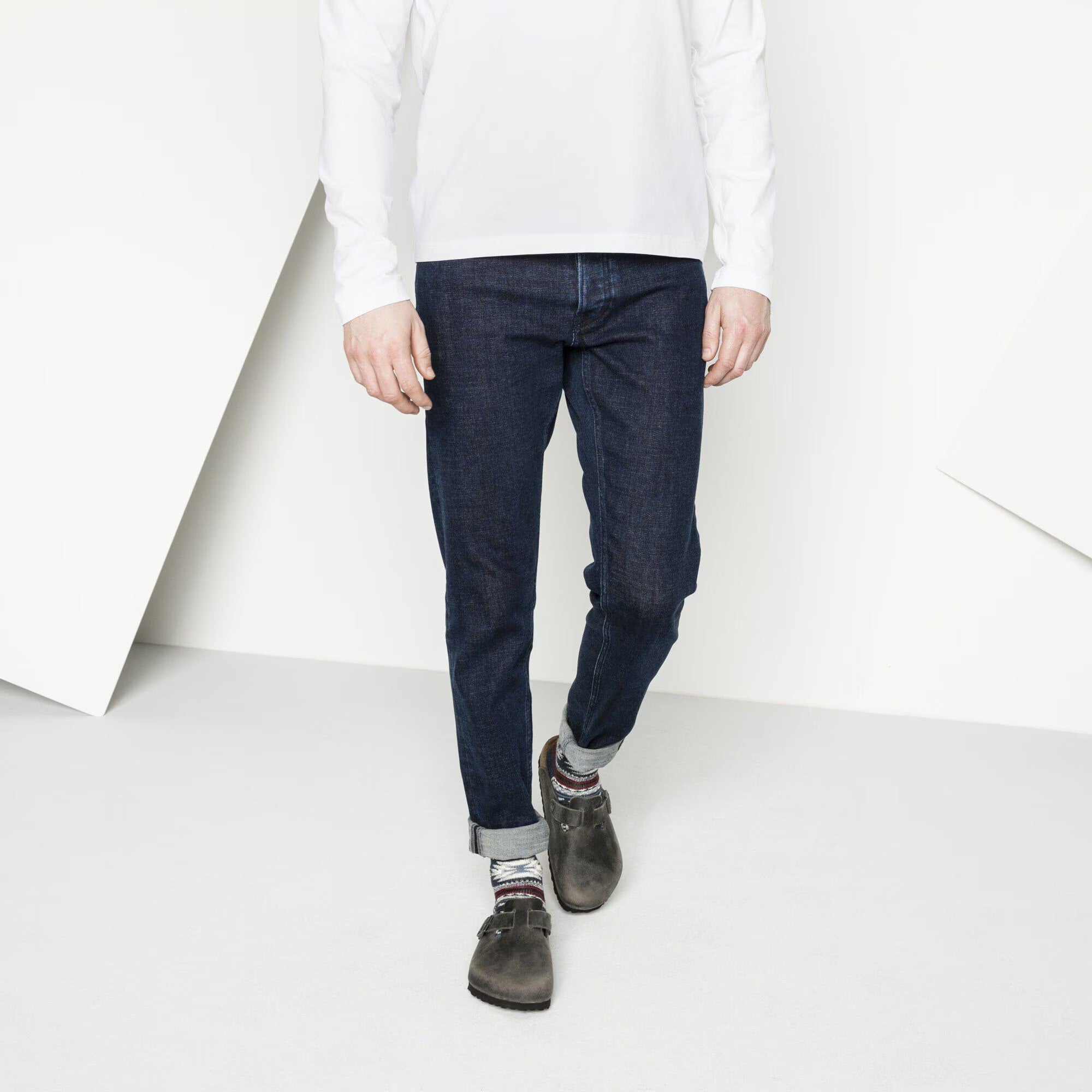 Men's BIRKENSTOCK Boston Soft Footbed Oiled Leather Iron