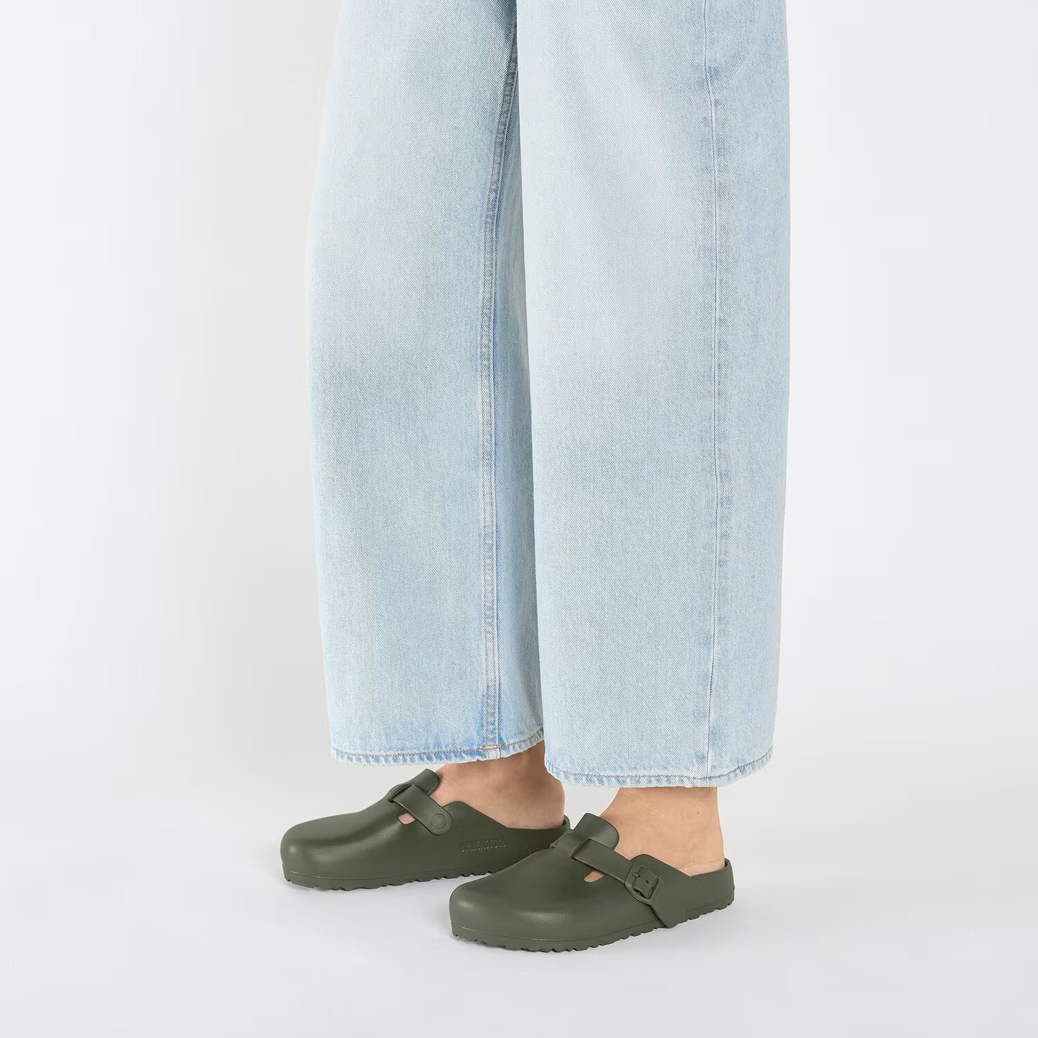 Men's BIRKENSTOCK Boston Essentials EVA Khaki