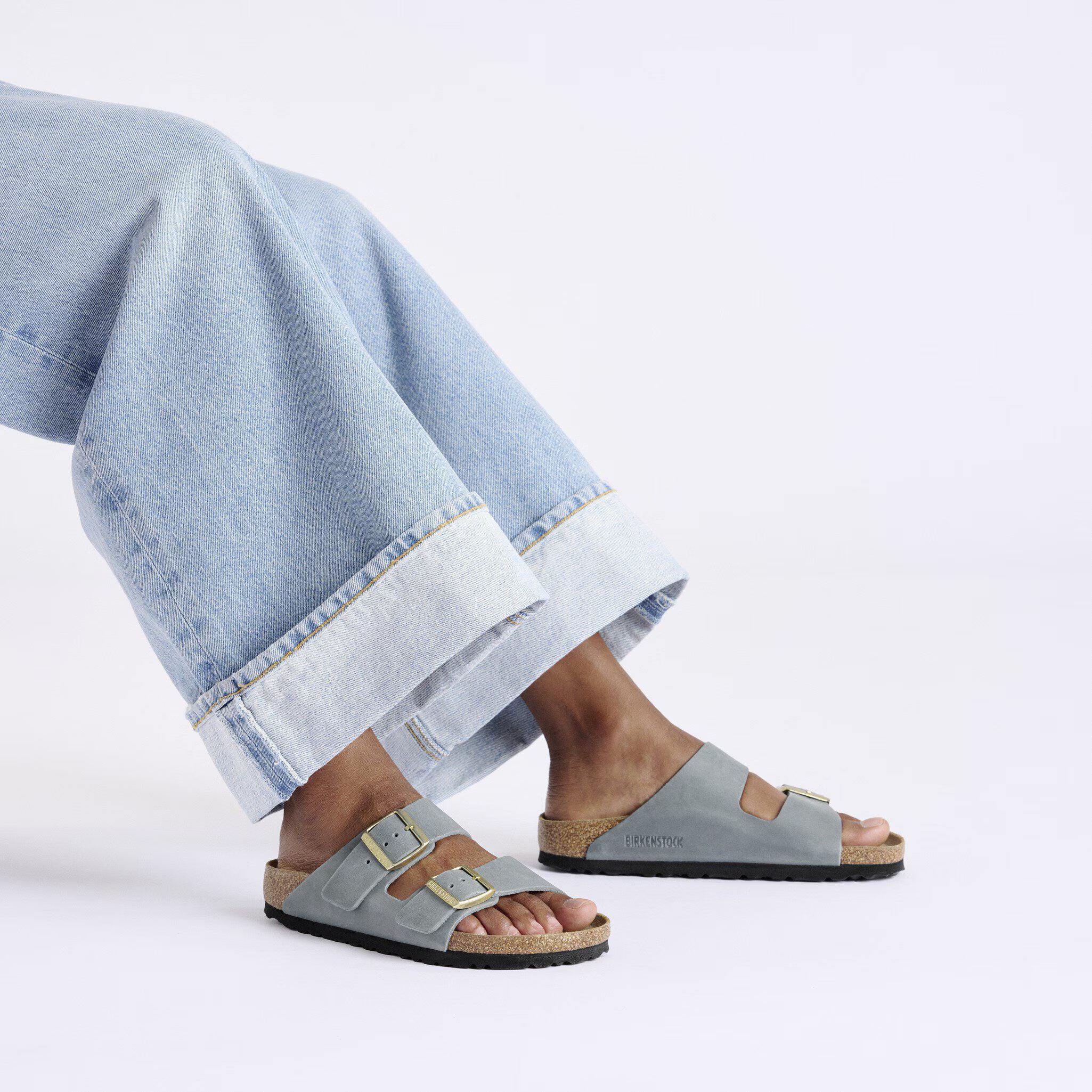 Women's BIRKENSTOCK Arizona Oiled Leather Basalt Gray