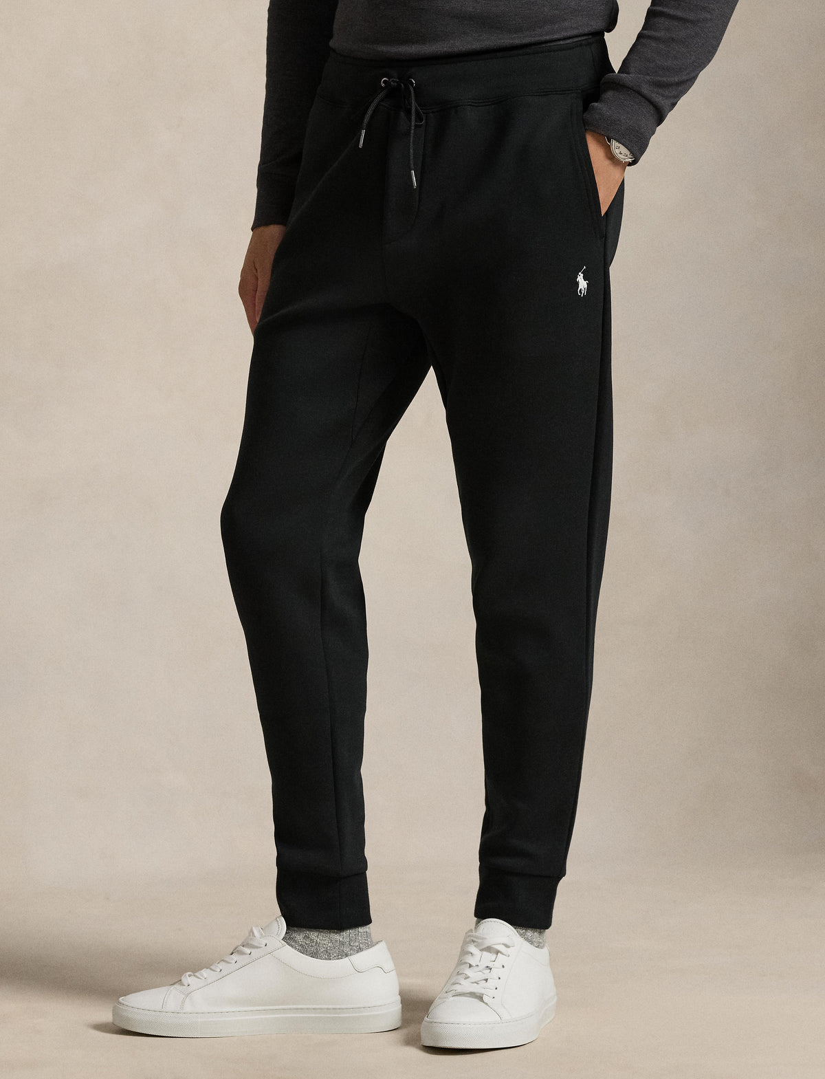 Men's Polo Ralph Lauren Double-Knit Jogger Pant Black 710888283001