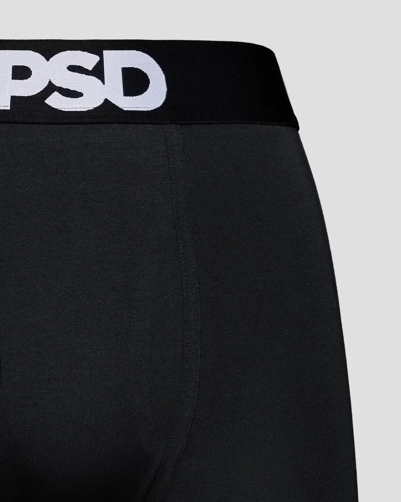 Men's PSD Black Boxer Briefs