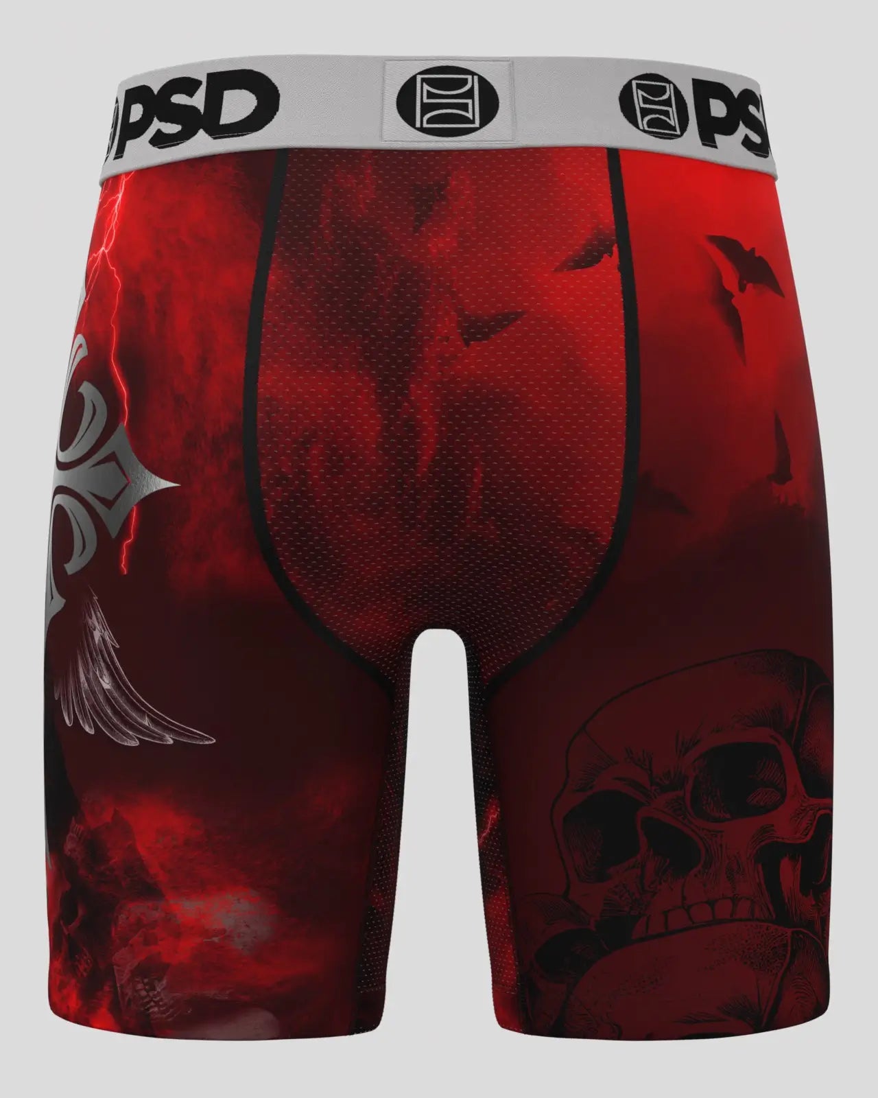 Men's PSD Boxer Briefs Silver Wing Red