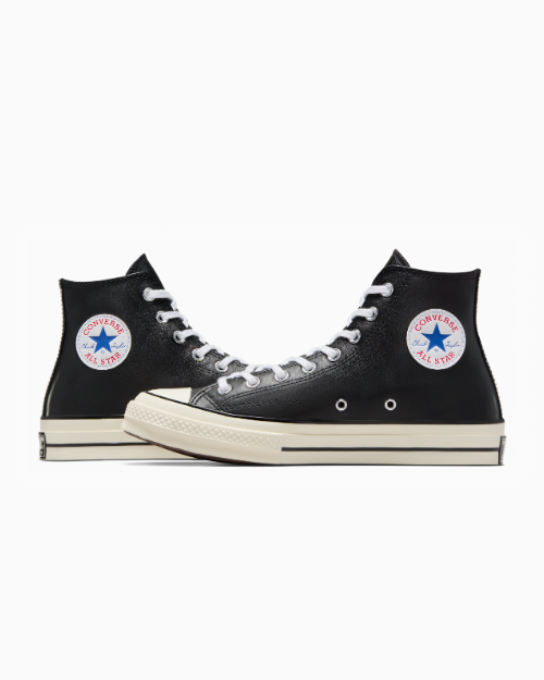 Unisex Converse Chuck 70 Leather Shoes Black