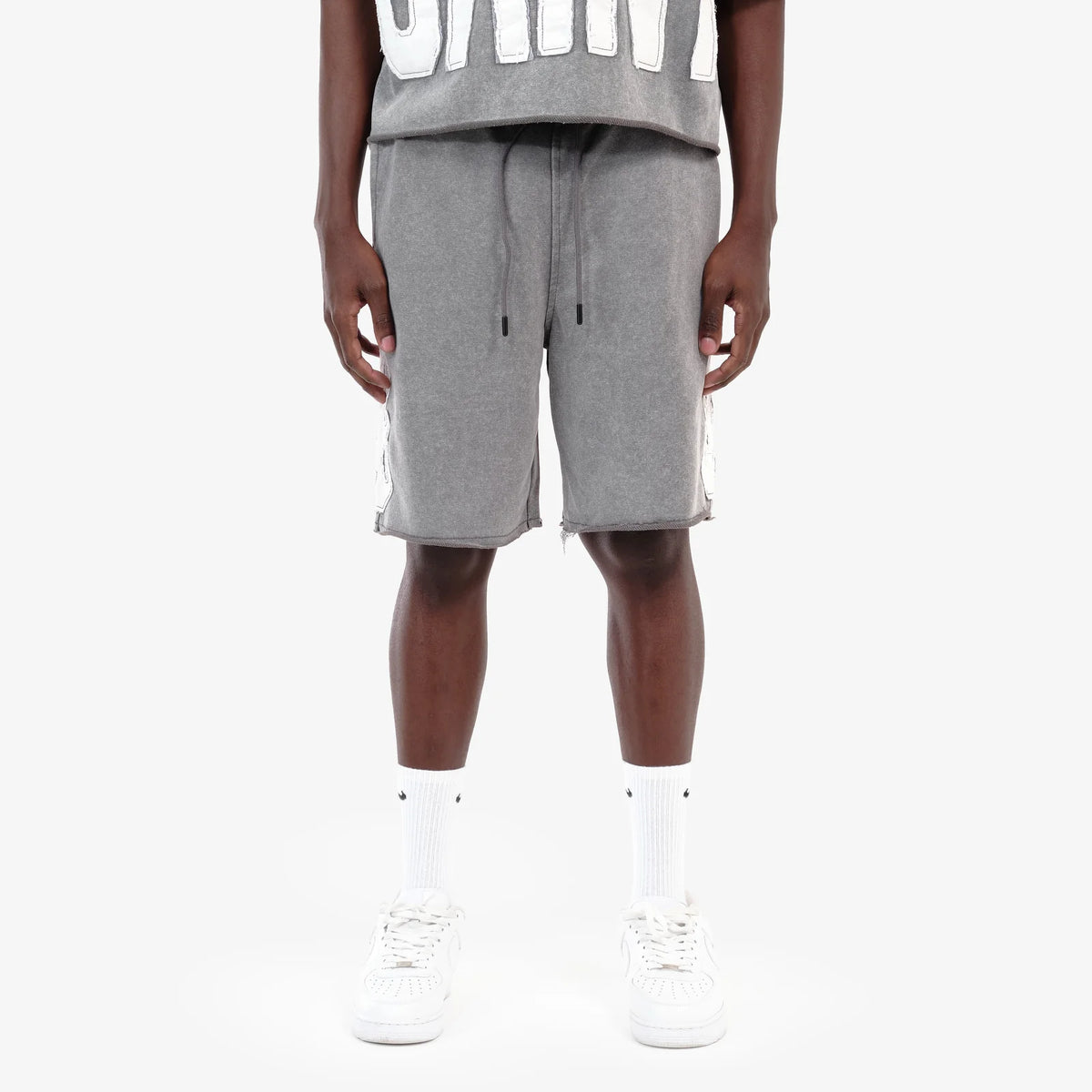 Men's Copper Rivet Saints Shorts Gray | Chicago City Sports