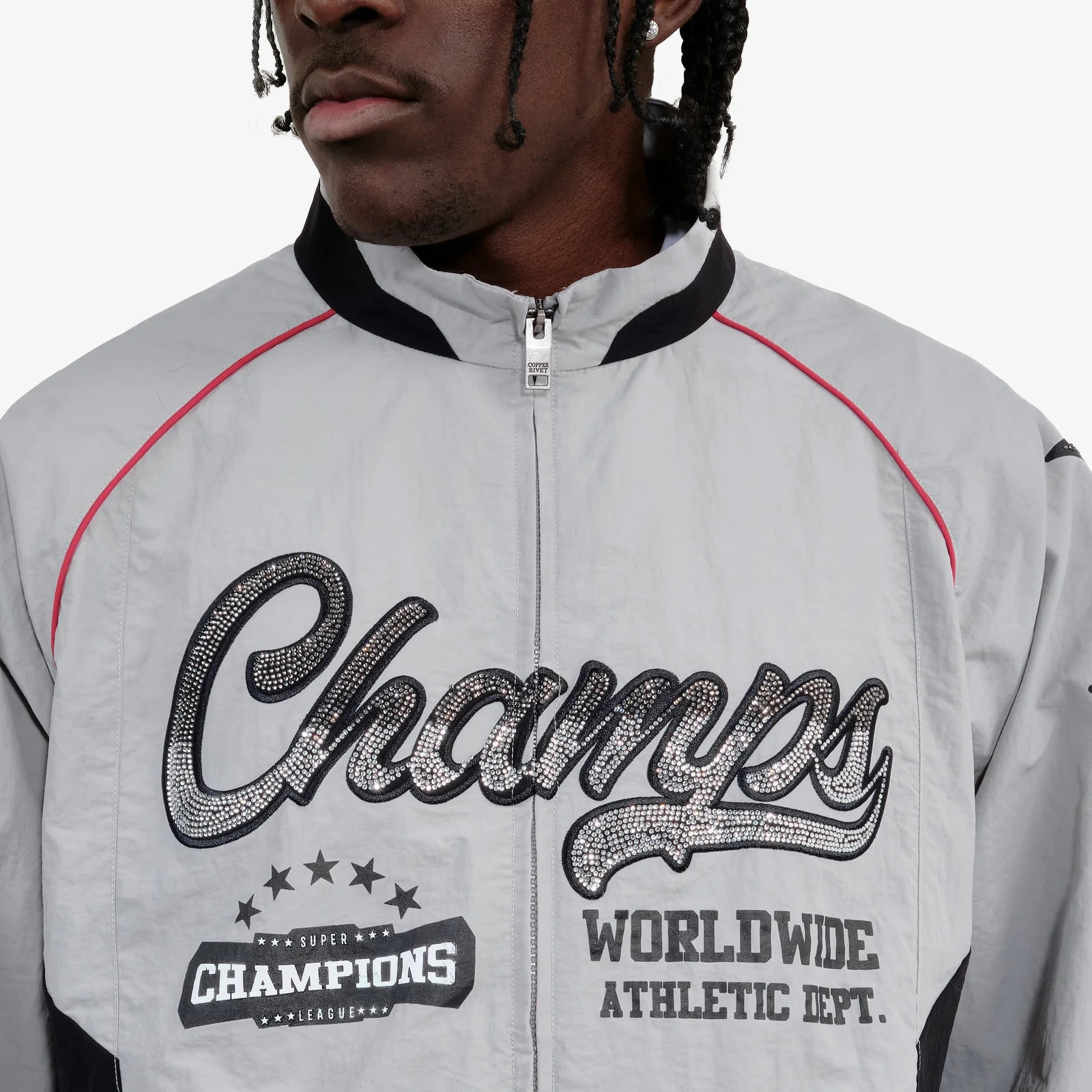 Men's Copper Rivet Champs Windbreaker Full Zip | Chicago City Sports