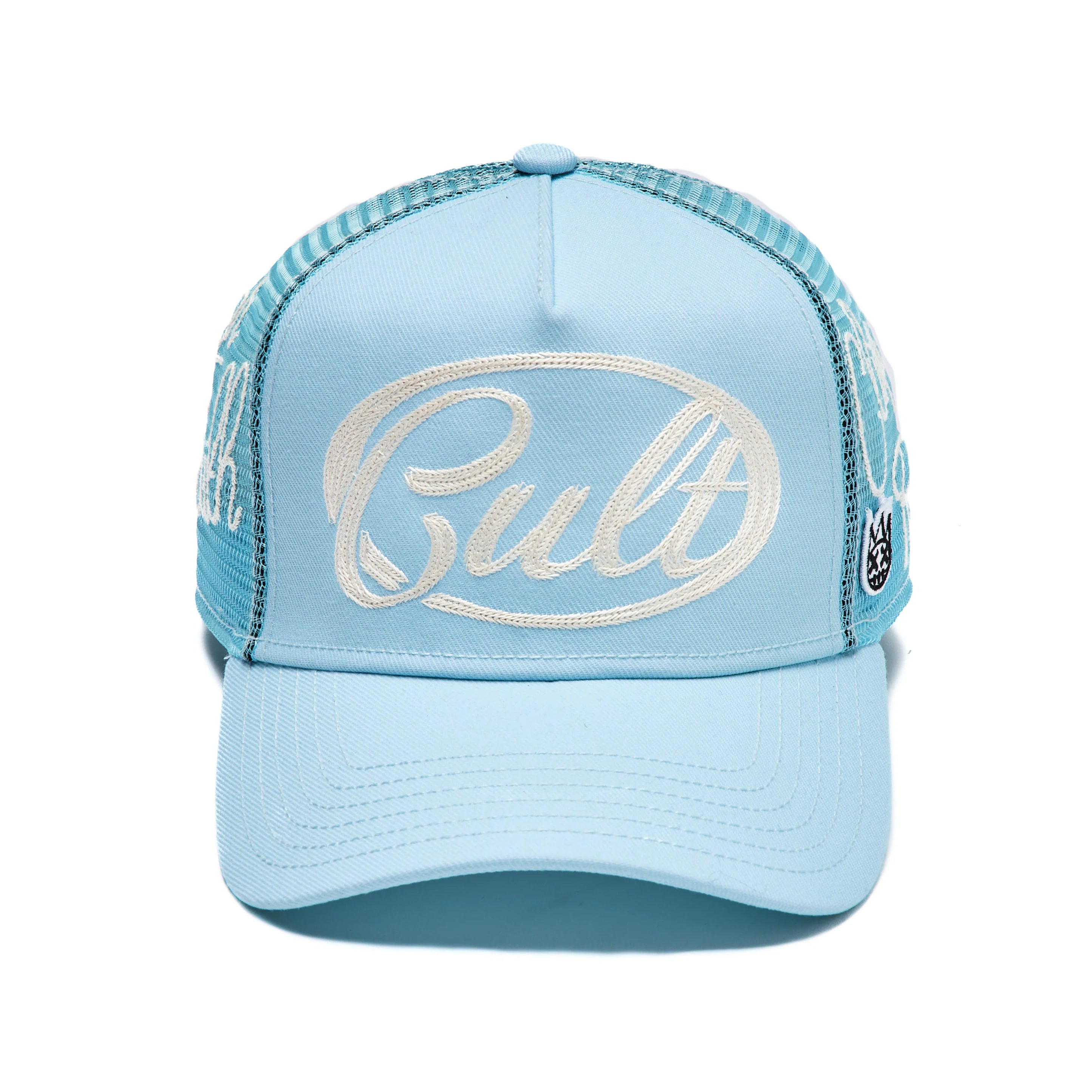 Cult of Individuality Community Trucker Hat Blue Glow