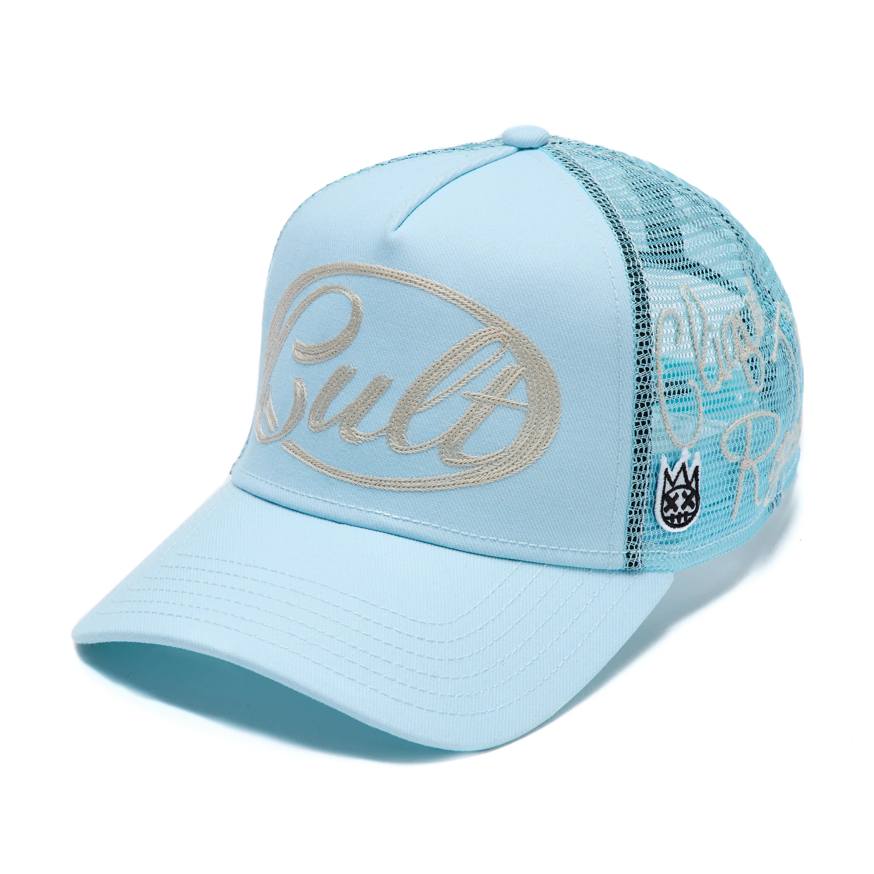 Cult of Individuality Community Trucker Hat Blue Glow
