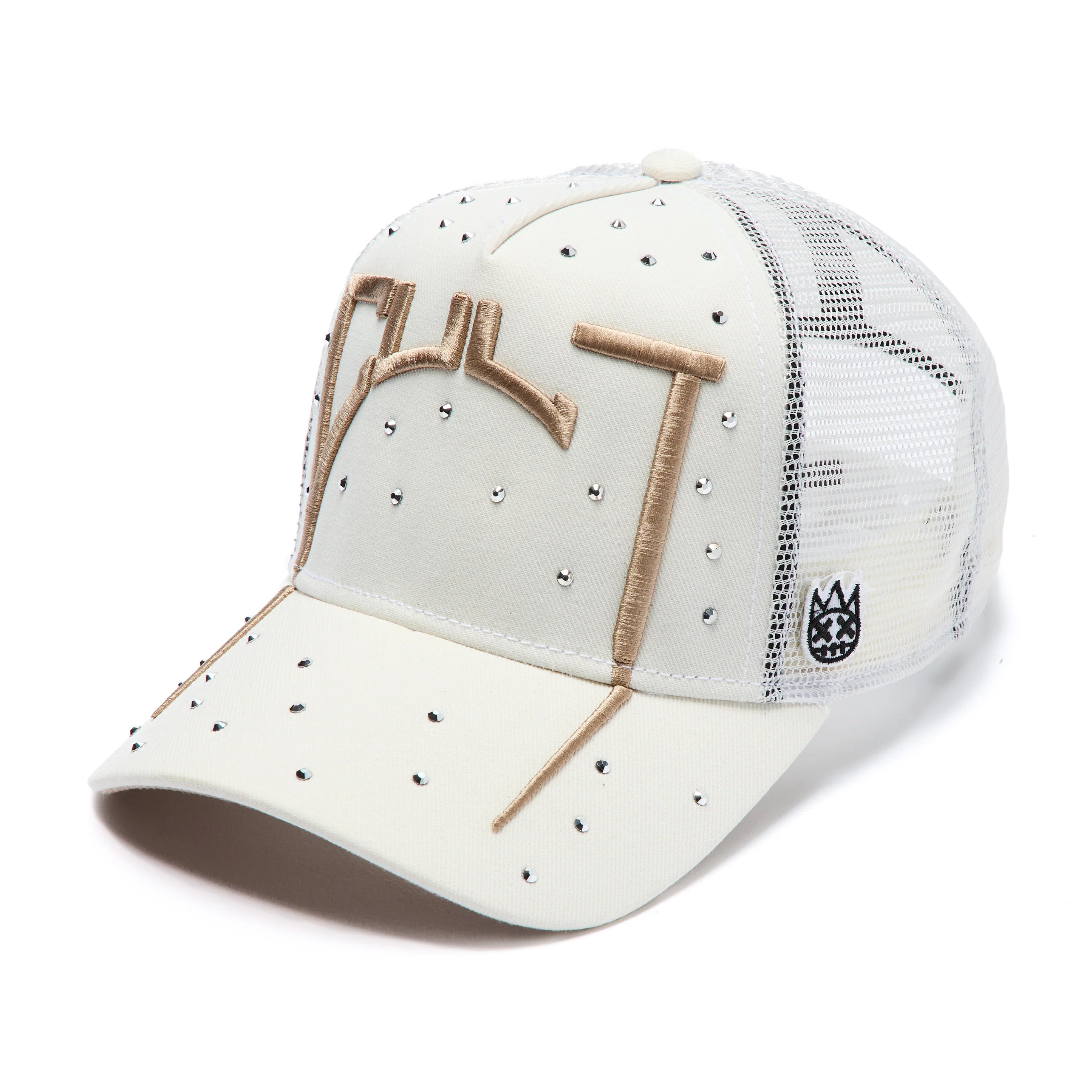 Cult of Individuality Arch Logo Trucker Hat Winter White