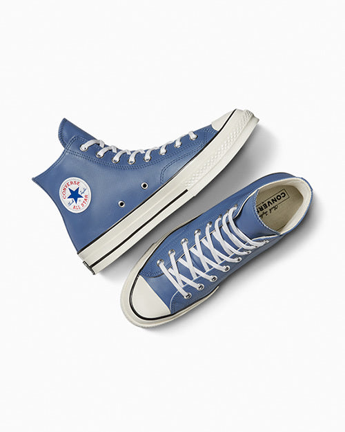 Unisex Converse Chuck 70 Leather Shoes Lakeside Blue