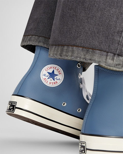 Unisex Converse Chuck 70 Leather Shoes Lakeside Blue