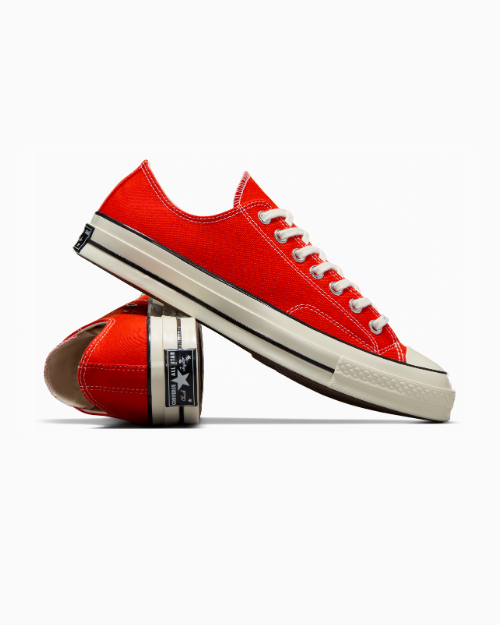 Converse Chuck 70 Low Top Red Size 10 Unisex Canvas Shoes