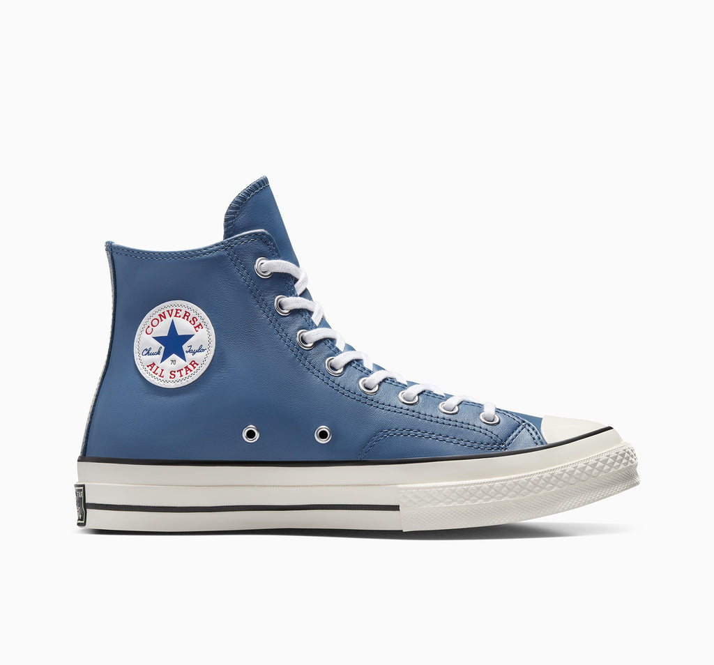 Unisex Converse Chuck 70 Leather Shoes Lakeside Blue