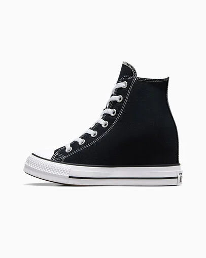 Converse Women s Chuck Taylor All Star Wedge Hi Black 8